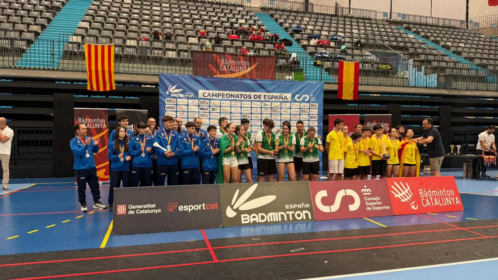 Podio cadete, Aragón plata.