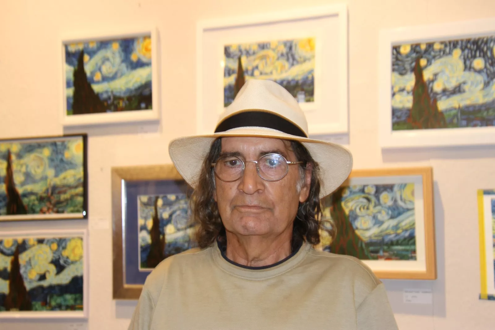 Fernando Sanagustín. Exposición de fin de curso de la Escuela de Javier Sanagustín. Foto Carlos Neofato