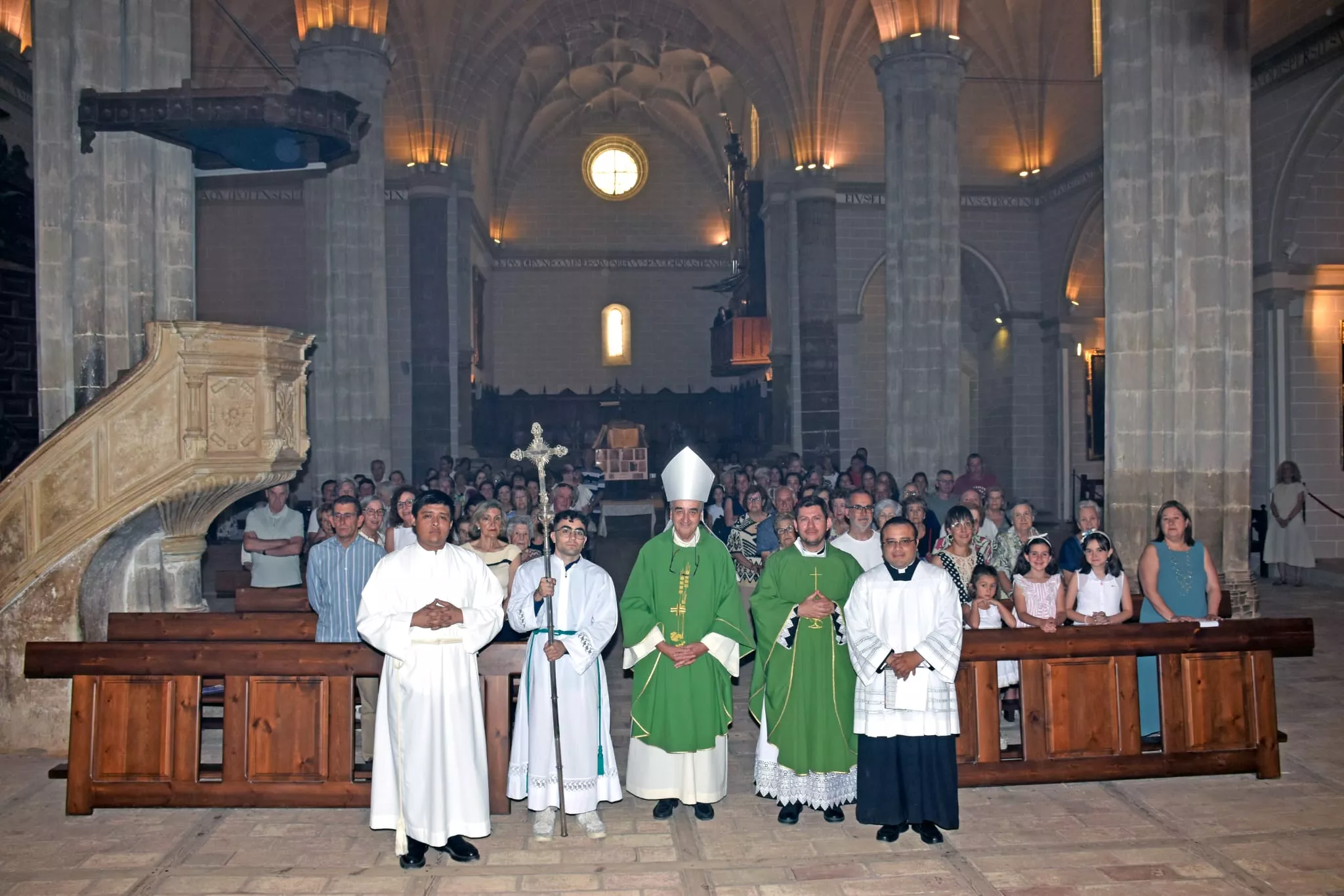 El obispo de Huesca en la Parroquia de Bolea