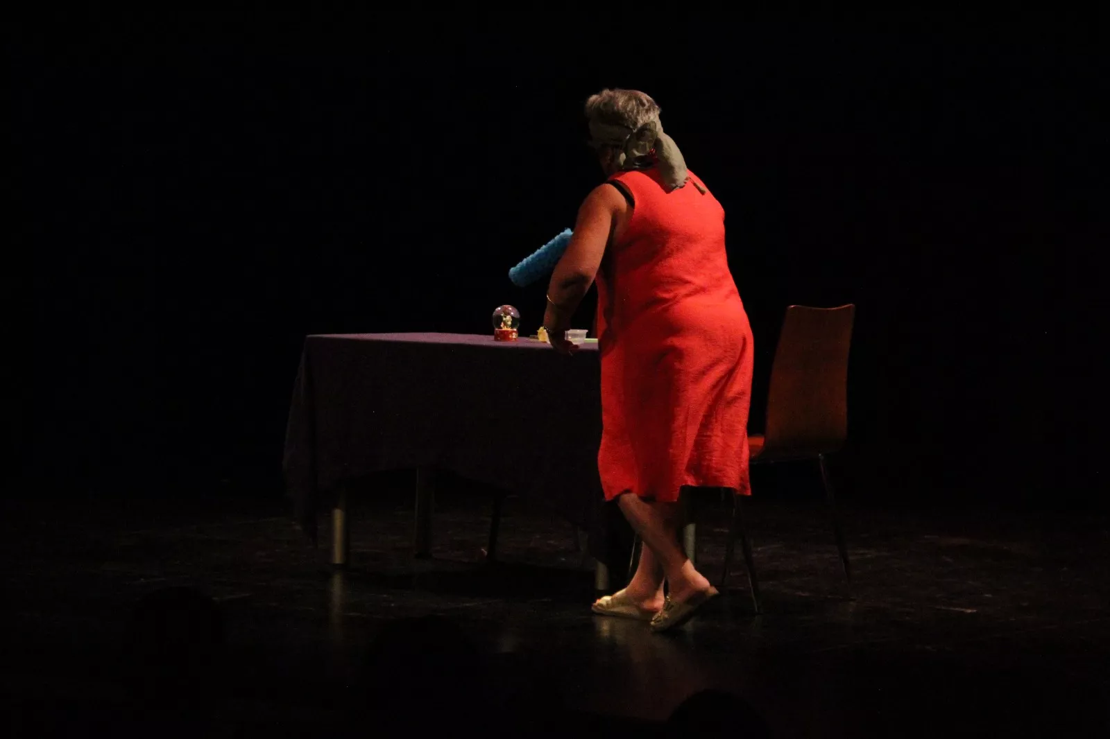 Grupo de Valentia Divertimentos II en la XXXIV Muestra de Teatro y Danza Joven. Foto Carlos Neofato