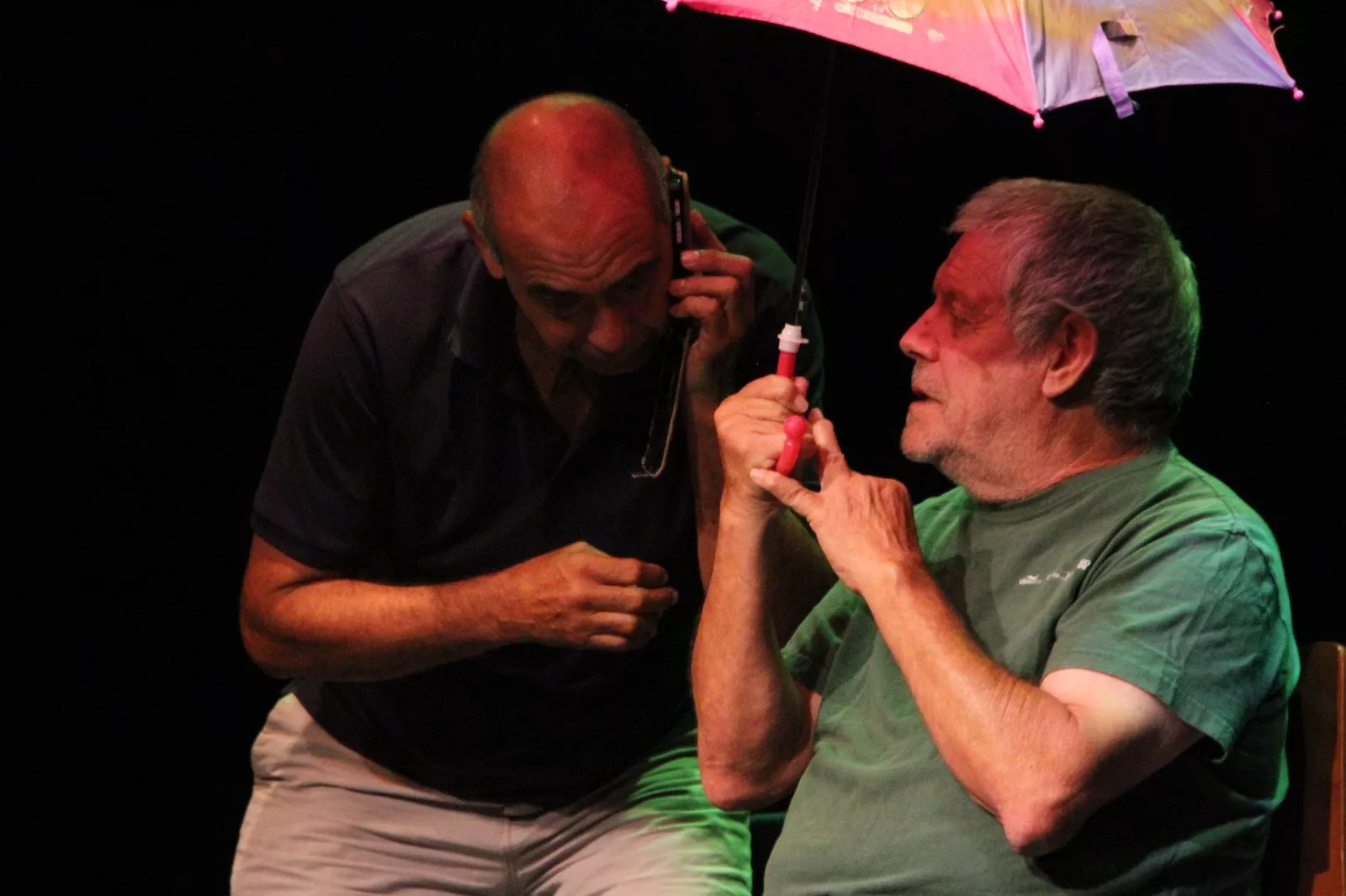 Grupo de Valentia Divertimentos II en la XXXIV Muestra de Teatro y Danza Joven. Foto Carlos Neofato