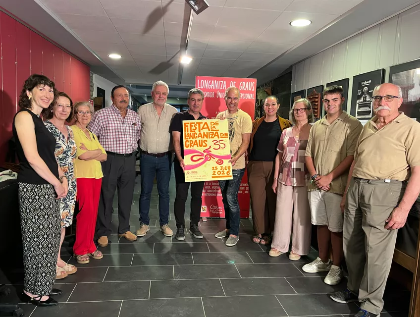 Presentación del cartel de la Fiesta de la Longaniza de Graus.