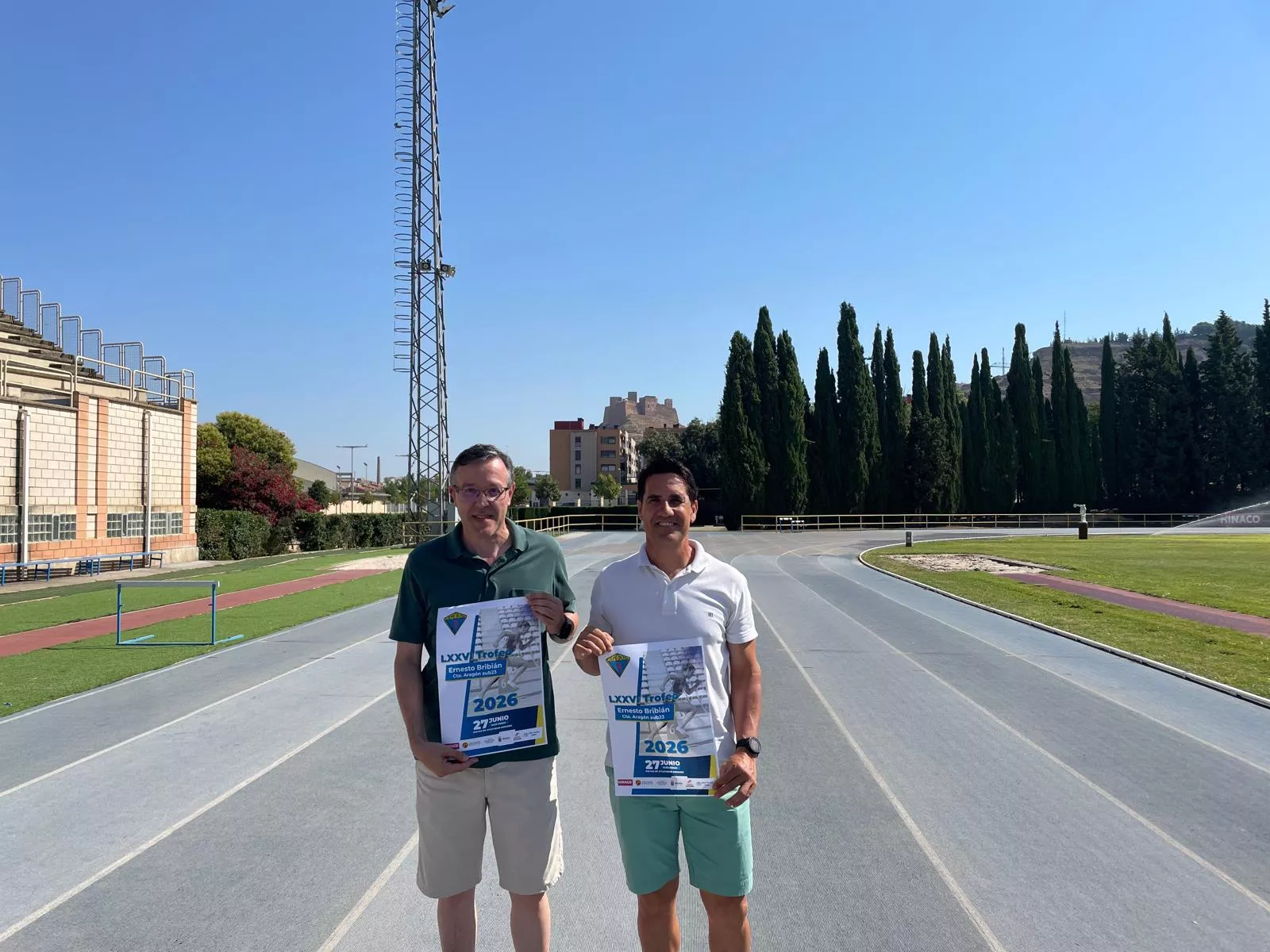 Eliseo Martín y José Antonio Andreu en la presentación de la competición.