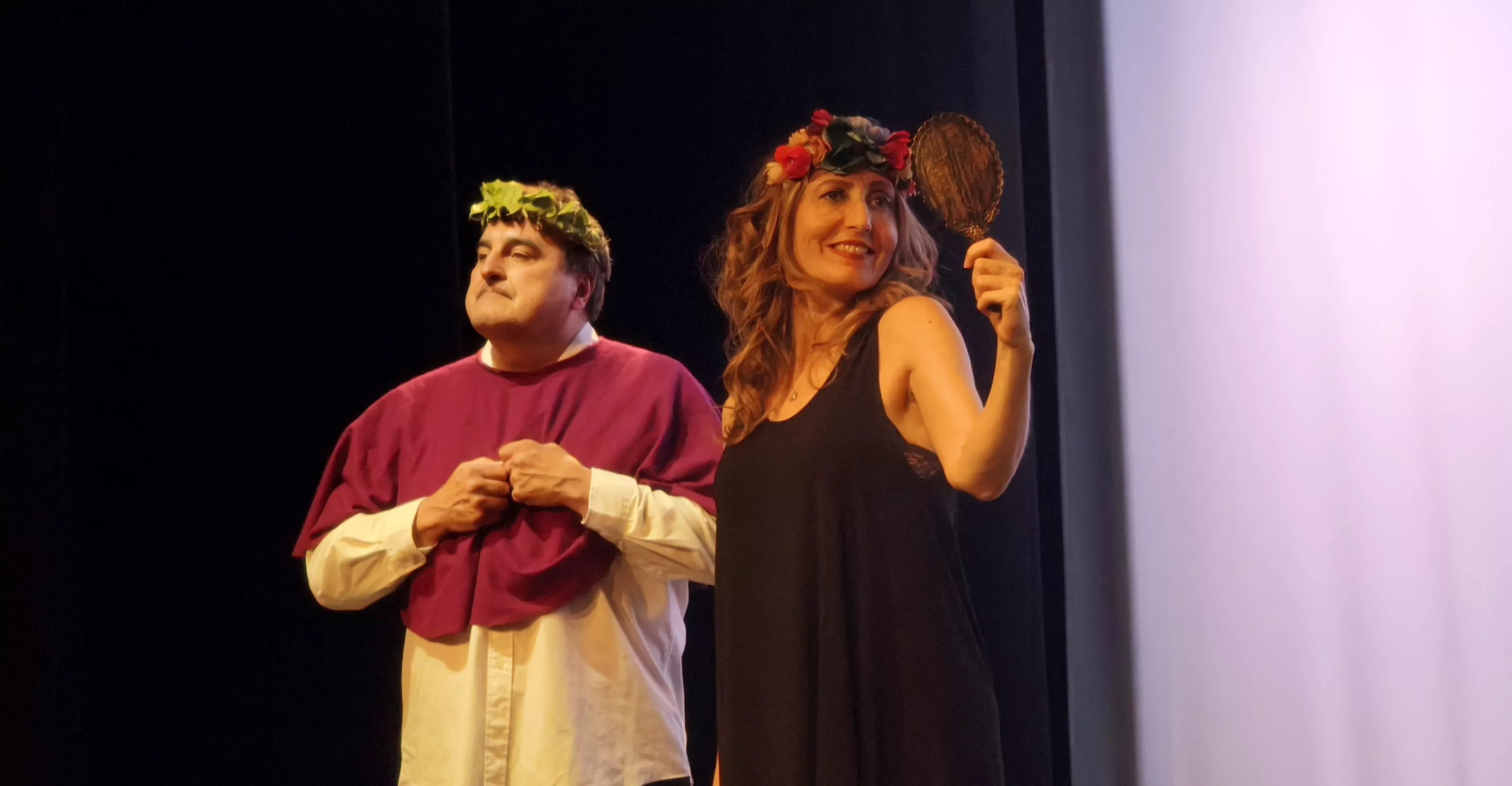 El grupo Deleites Teatro en la XXXIV Muestra de Teatro y Danza Joven. Foto María José Sampietro