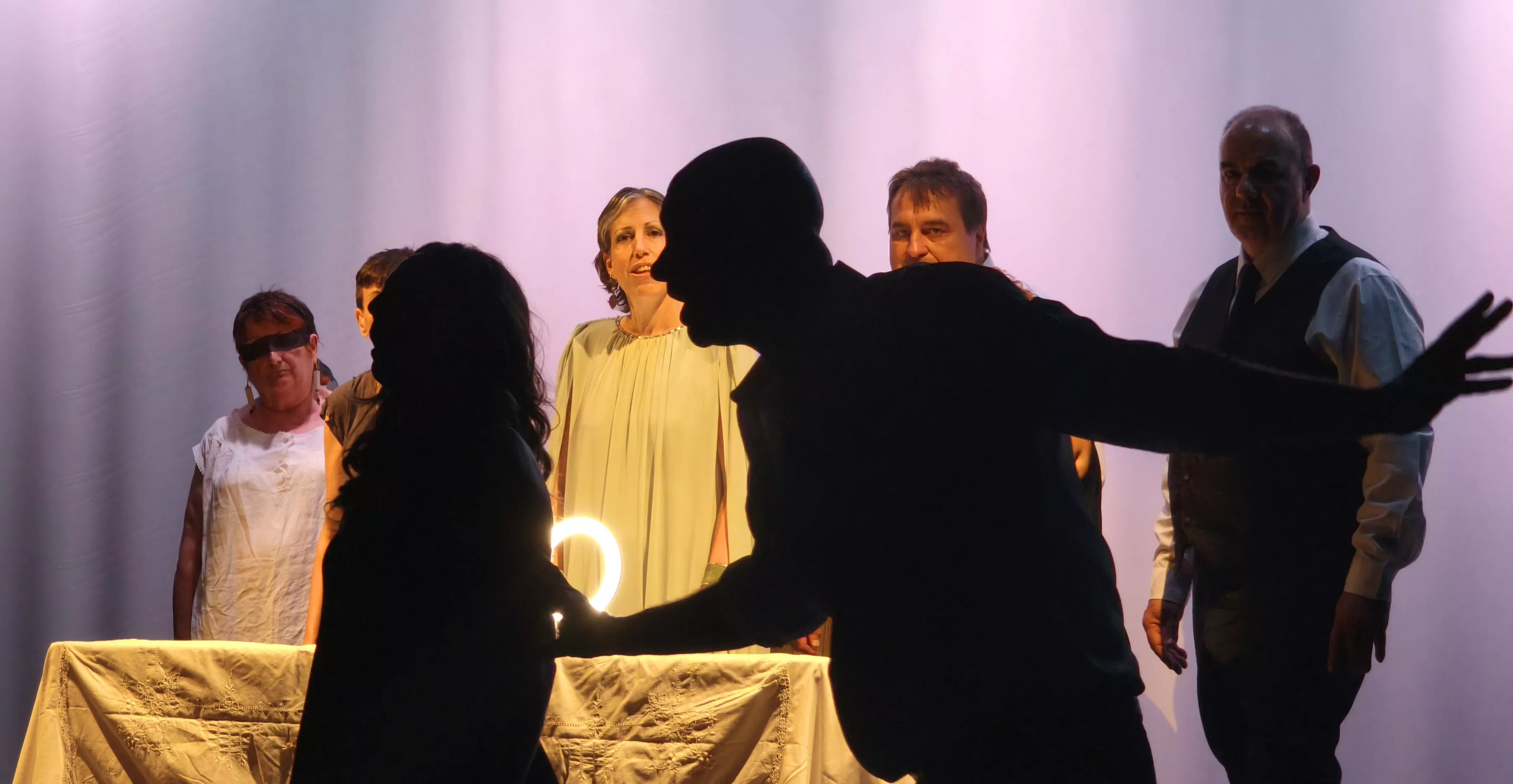 El grupo Deleites Teatro en la XXXIV Muestra de Teatro y Danza Joven. Foto María José Sampietro