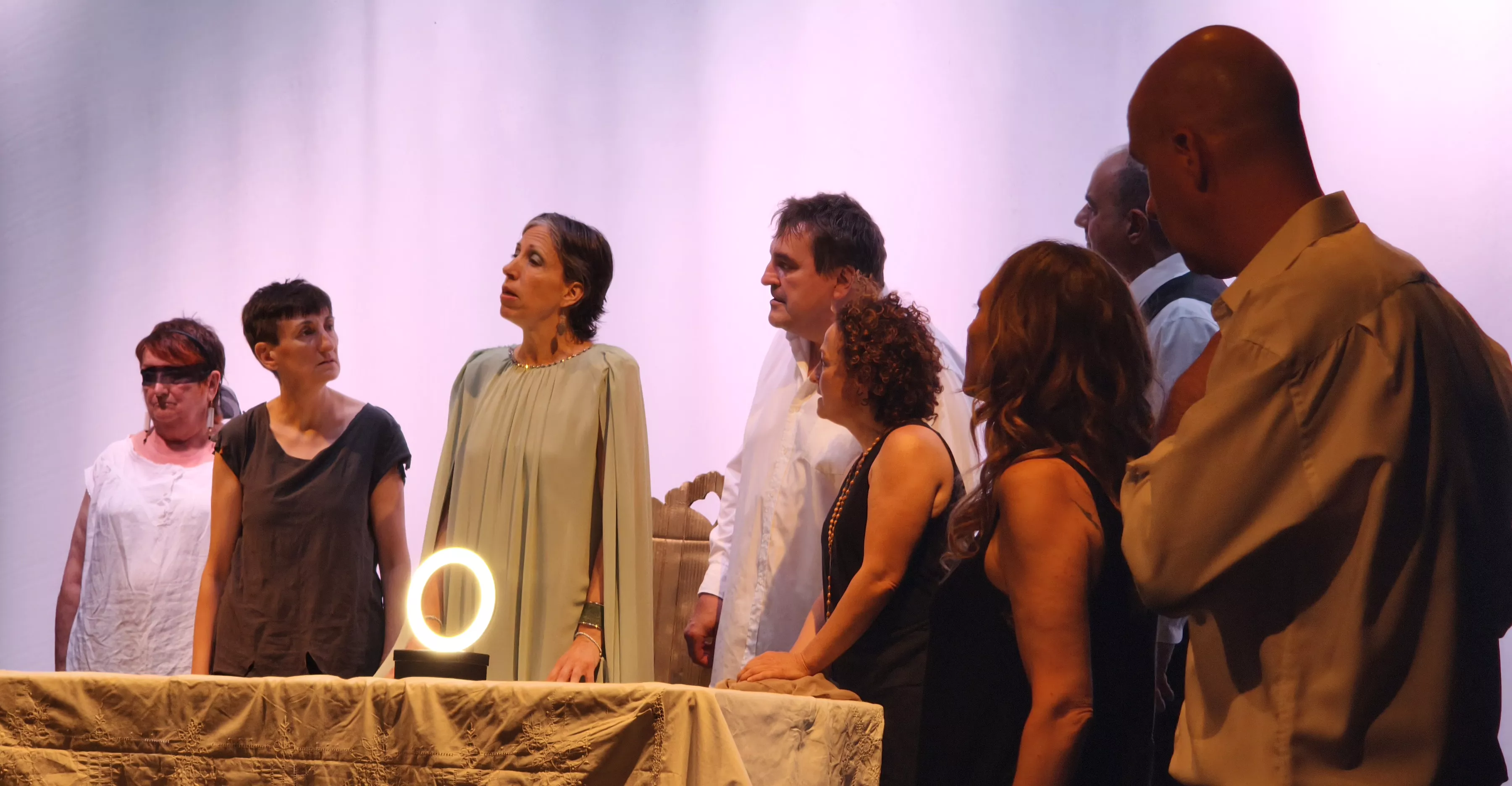 El grupo Deleites Teatro en la XXXIV Muestra de Teatro y Danza Joven. Foto María José Sampietro