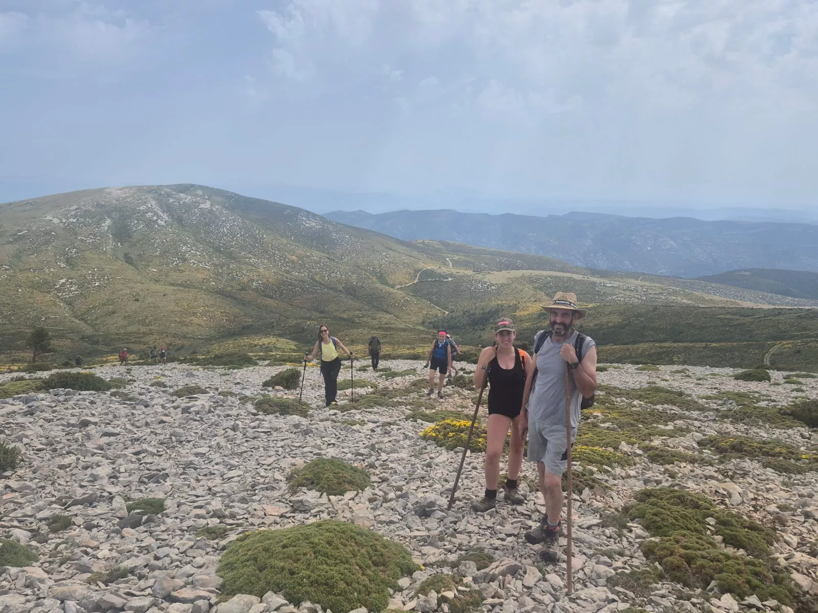 Séptimo de los 12 Retos 12 Cimas al pico de Cubilars en Guara. Foto Juanlu Herrero