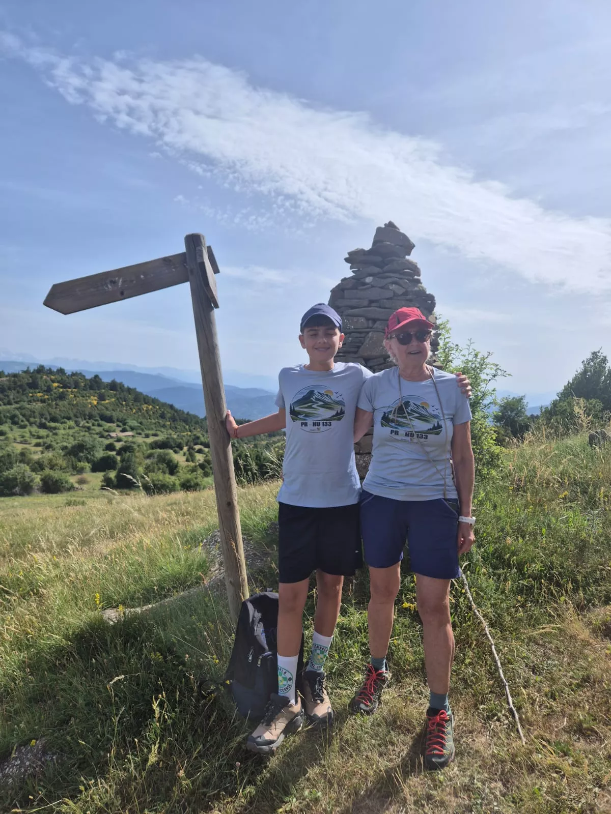 Séptimo de los 12 Retos 12 Cimas al pico de Cubilars en Guara. Foto Juanlu Herrero