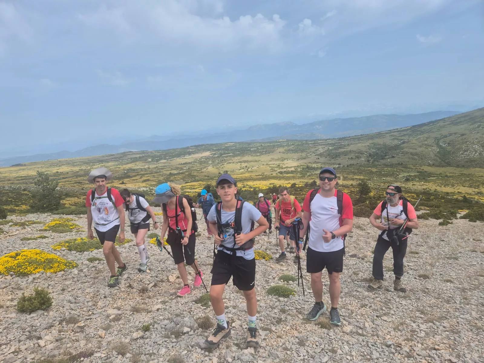 Séptimo de los 12 Retos 12 Cimas al pico de Cubilars en Guara. Foto Juanlu Herrero