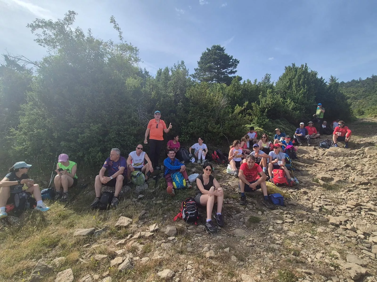 Séptimo de los 12 Retos 12 Cimas al pico de Cubilars en Guara. Foto Juanlu Herrero