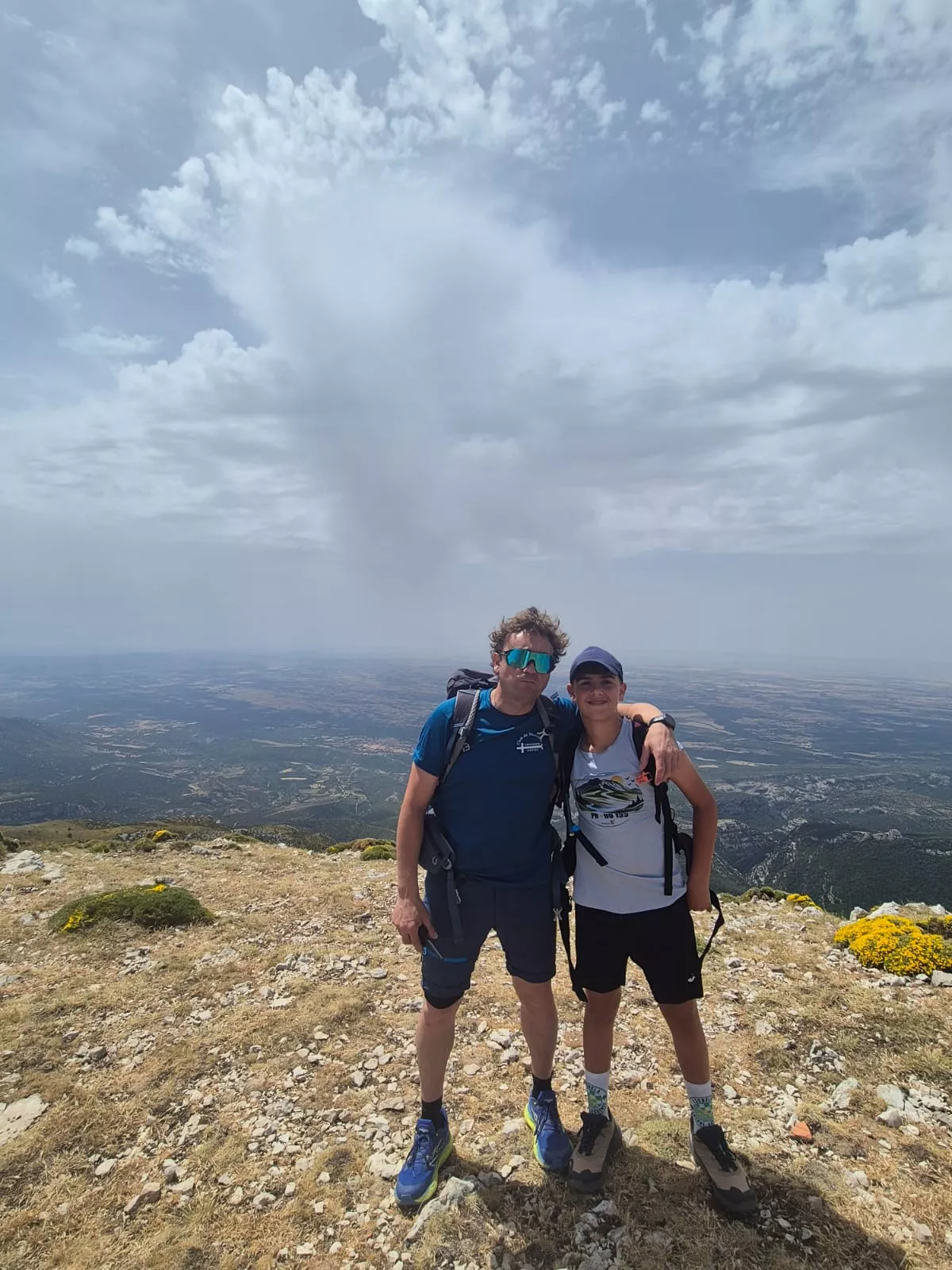 Séptimo de los 12 Retos 12 Cimas al pico de Cublars en Guara. Foto Niko Alonso
