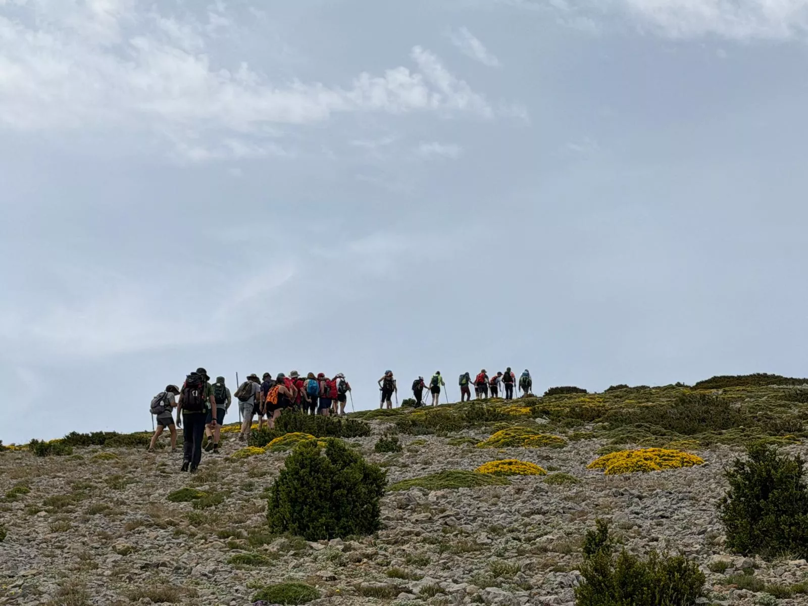 Séptimo de los 12 Retos 12 Cimas al pico de Cublars en Guara. Foto Niko Alonso