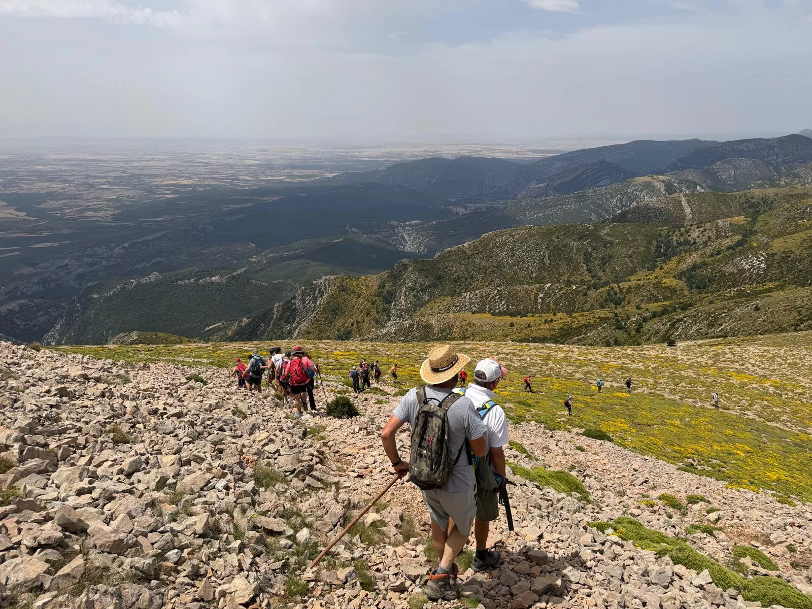 Séptimo de los 12 Retos 12 Cimas al pico de Cublars en Guara. Foto Niko Alonso