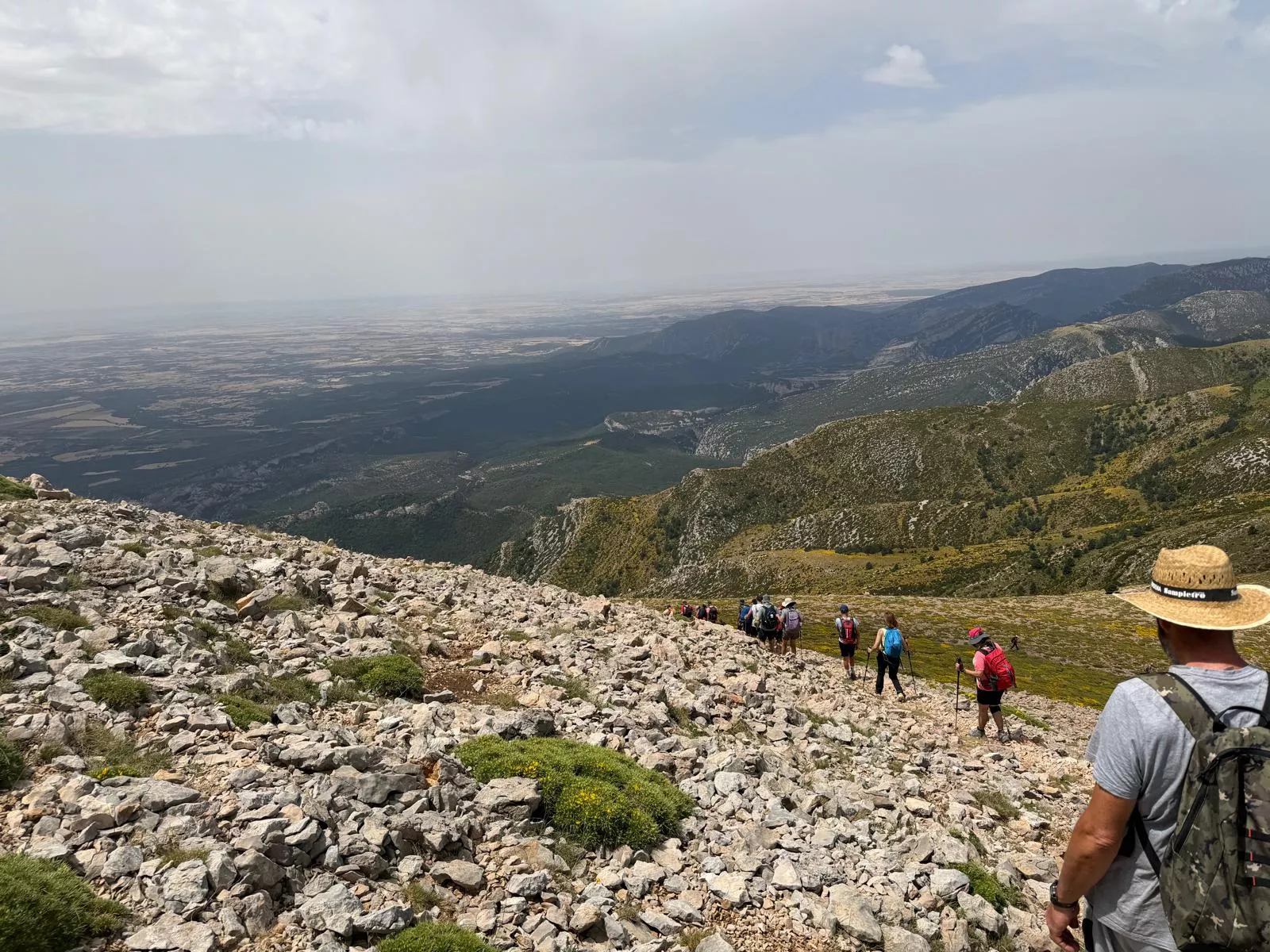 Séptimo de los 12 Retos 12 Cimas al pico de Cublars en Guara. Foto Niko Alonso