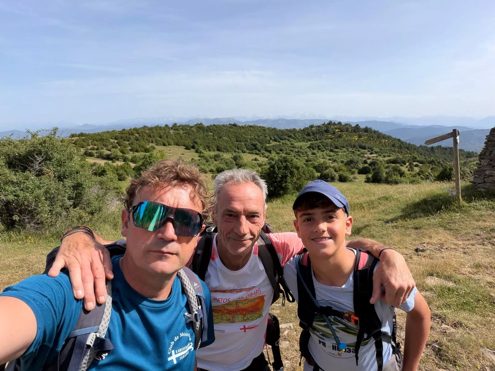 Séptimo de los 12 Retos 12 Cimas al pico de Cublars en Guara. Foto Niko Alonso