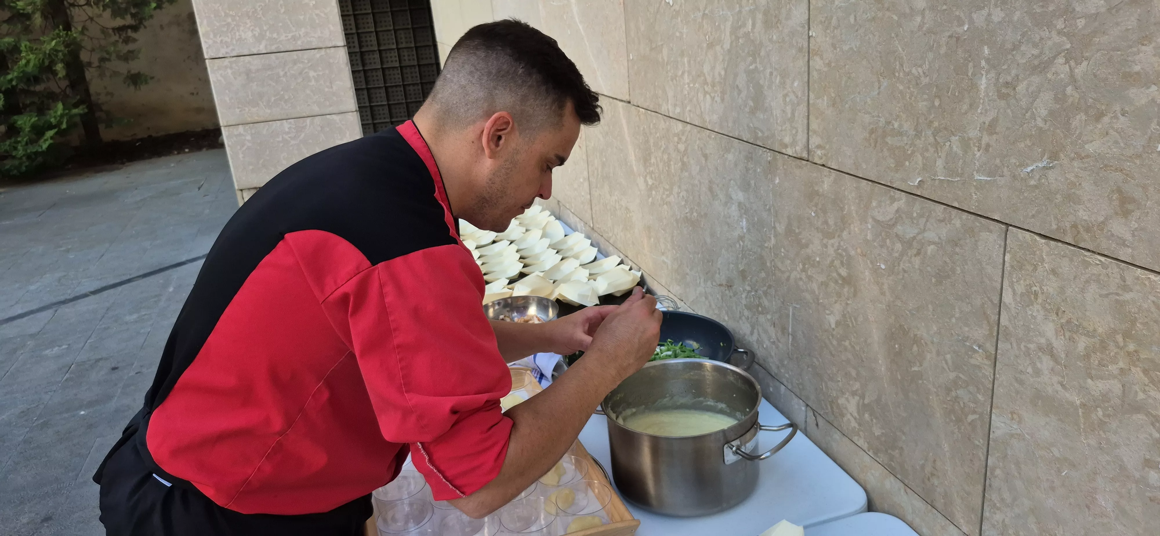 Proyecto Galería de sabores del grupo  Zhebra, Óscar Viñuales y Tritón Jiménez. Foto Myriam Martínez