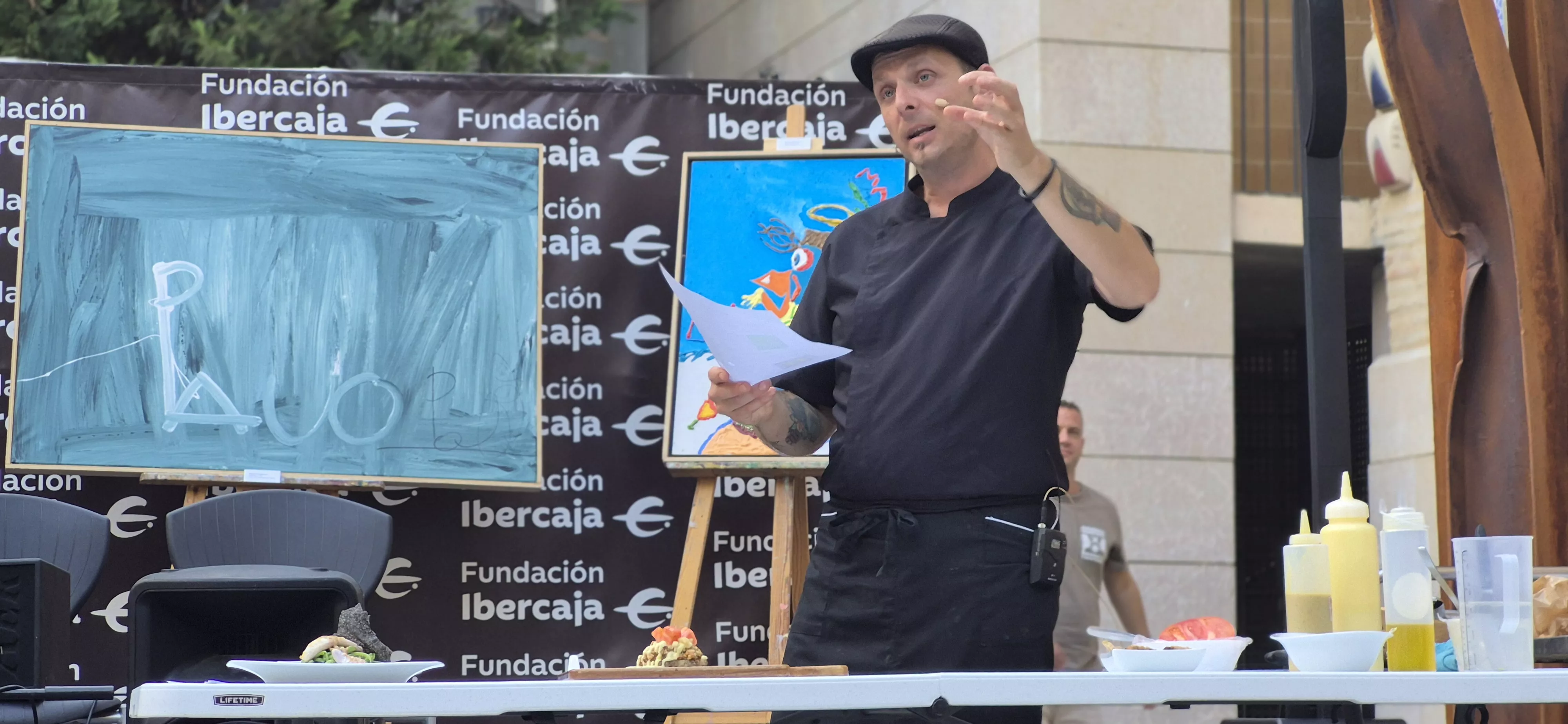 Proyecto Galería de sabores del grupo  Zhebra, Óscar Viñuales y Tritón Jiménez. Foto Myriam Martínez