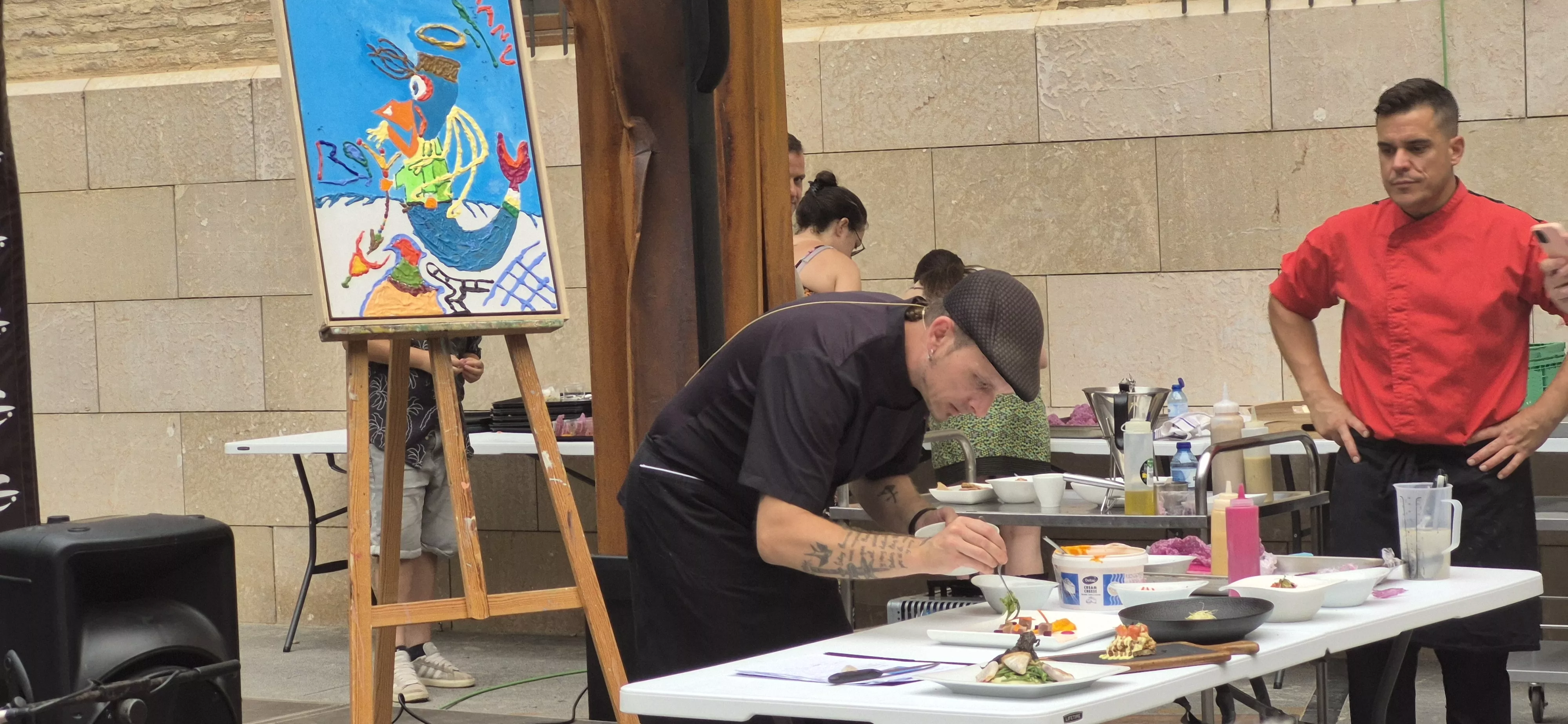 El Grupo ZheBRA de Valentia, Óscar Viñuales y Javier 'Tritón' Jiménez convierten seis obras de arte  en una experiencia para los cinco sentidos. Foto Myriam Martínez