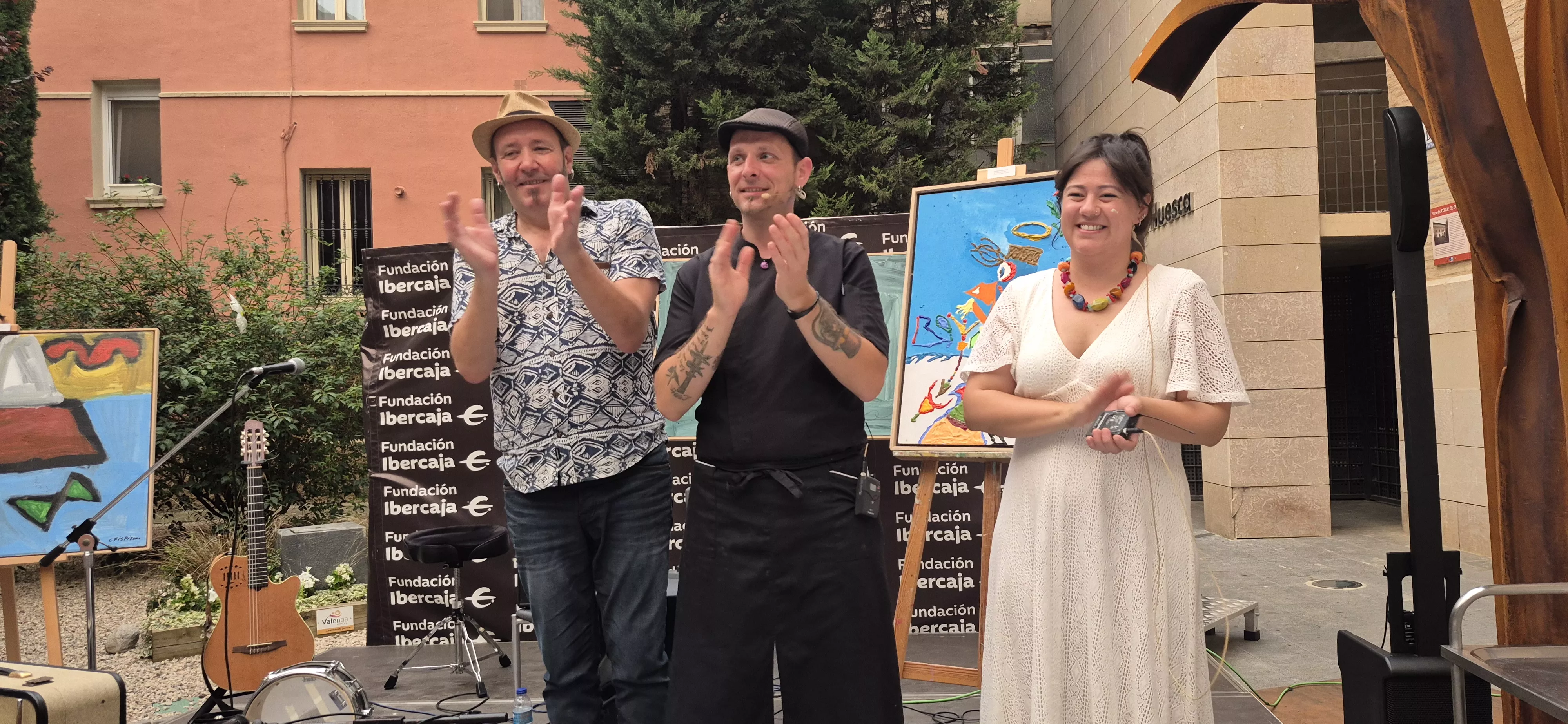 El Grupo ZheBRA de Valentia, Óscar Viñuales y Javier 'Tritón' Jiménez convierten seis obras de arte  en una experiencia para los cinco sentidos. Foto Myriam Martínez