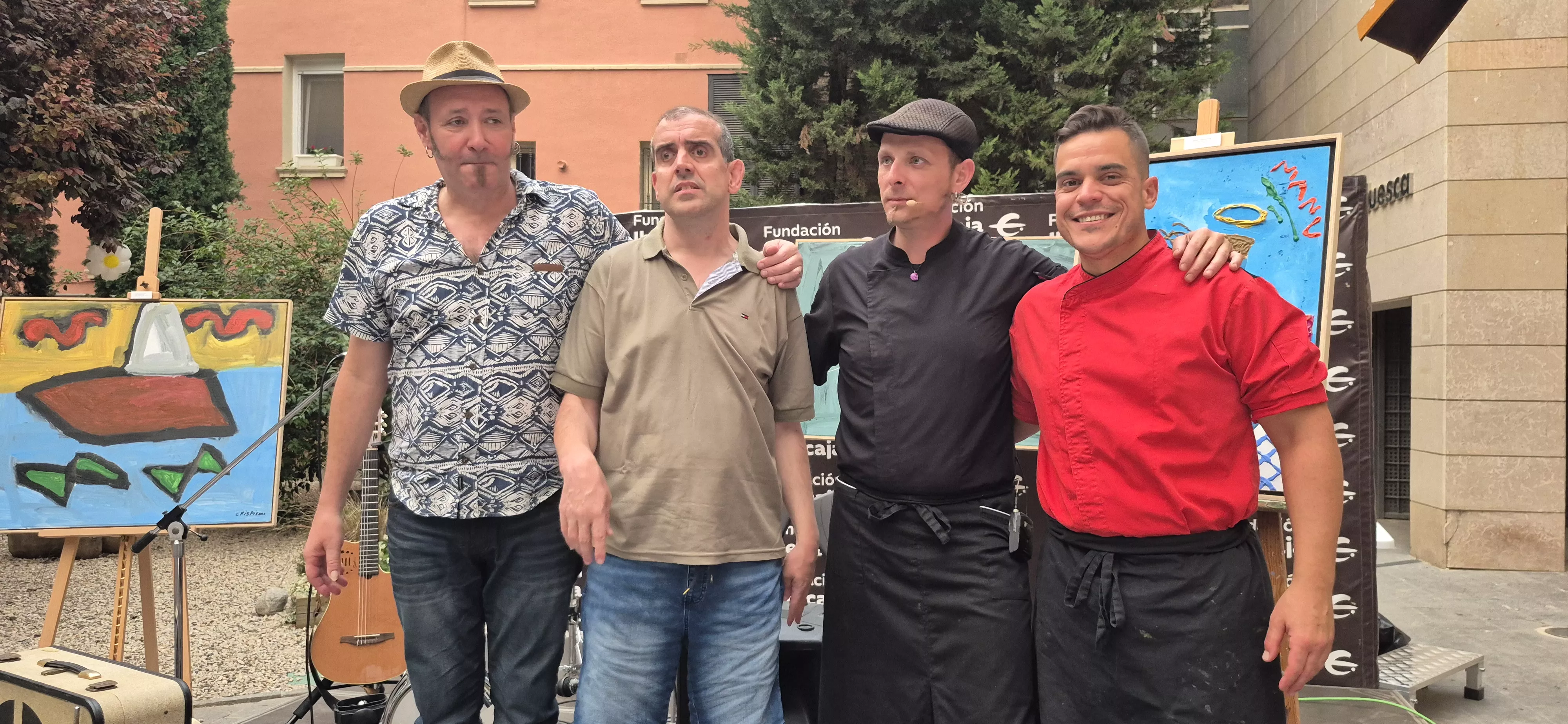 El Grupo ZheBRA de Valentia, Óscar Viñuales y Javier 'Tritón' Jiménez convierten seis obras de arte  en una experiencia para los cinco sentidos. Foto Myriam Martínez