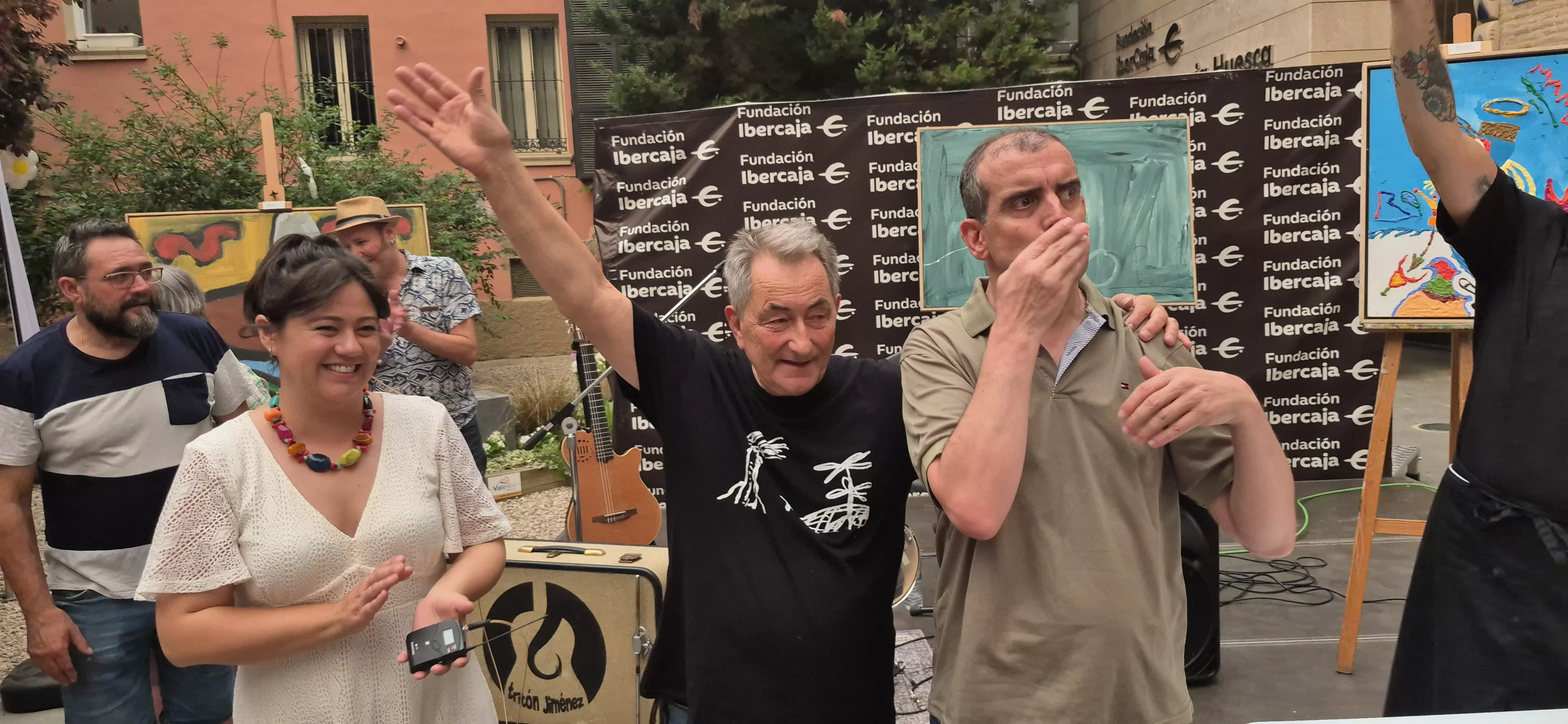El Grupo ZheBRA de Valentia, Óscar Viñuales y Javier 'Tritón' Jiménez convierten seis obras de arte  en una experiencia para los cinco sentidos. Foto Myriam Martínez