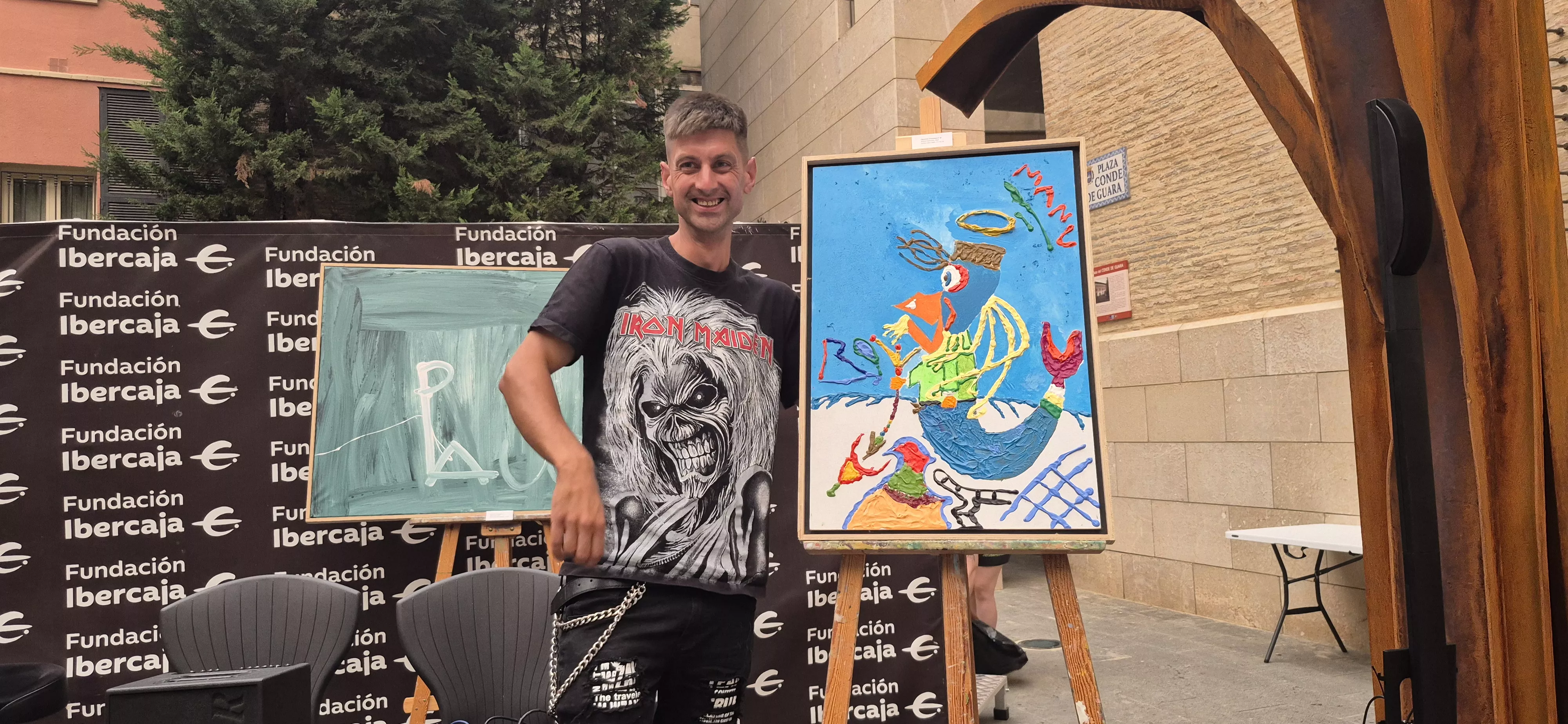El Grupo ZheBRA de Valentia, Óscar Viñuales y Javier 'Tritón' Jiménez convierten seis obras de arte  en una experiencia para los cinco sentidos. Foto Myriam Martínez