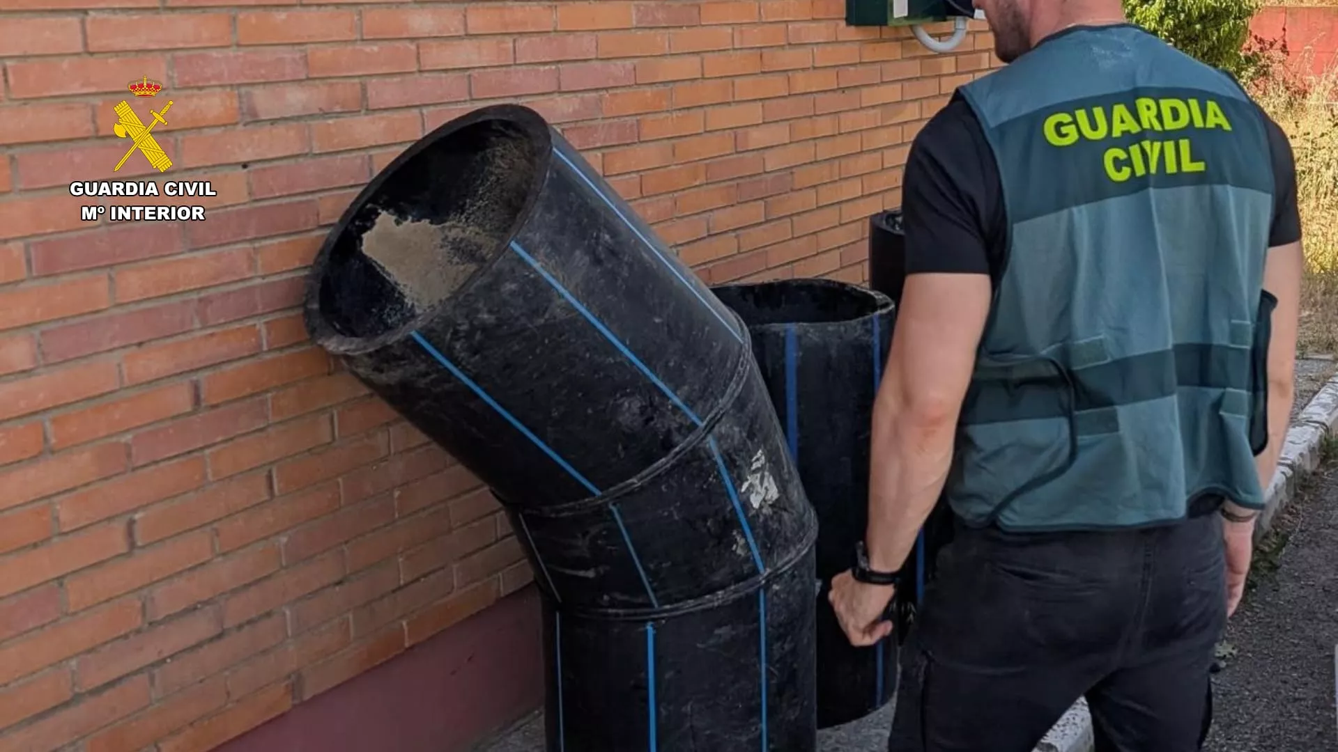 Material robado por el detenido por la Guardia Civil