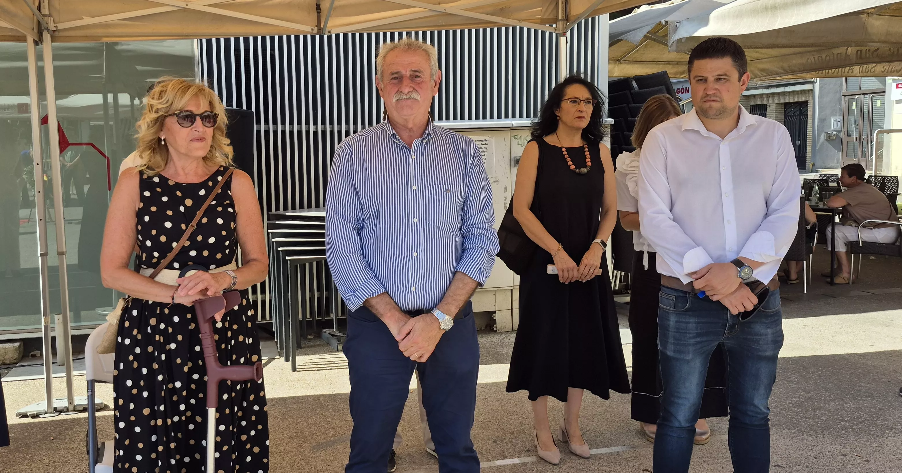 Homenaje en Huesca a las víctimas del terrorismo 2026. Foto Myriam Martínez