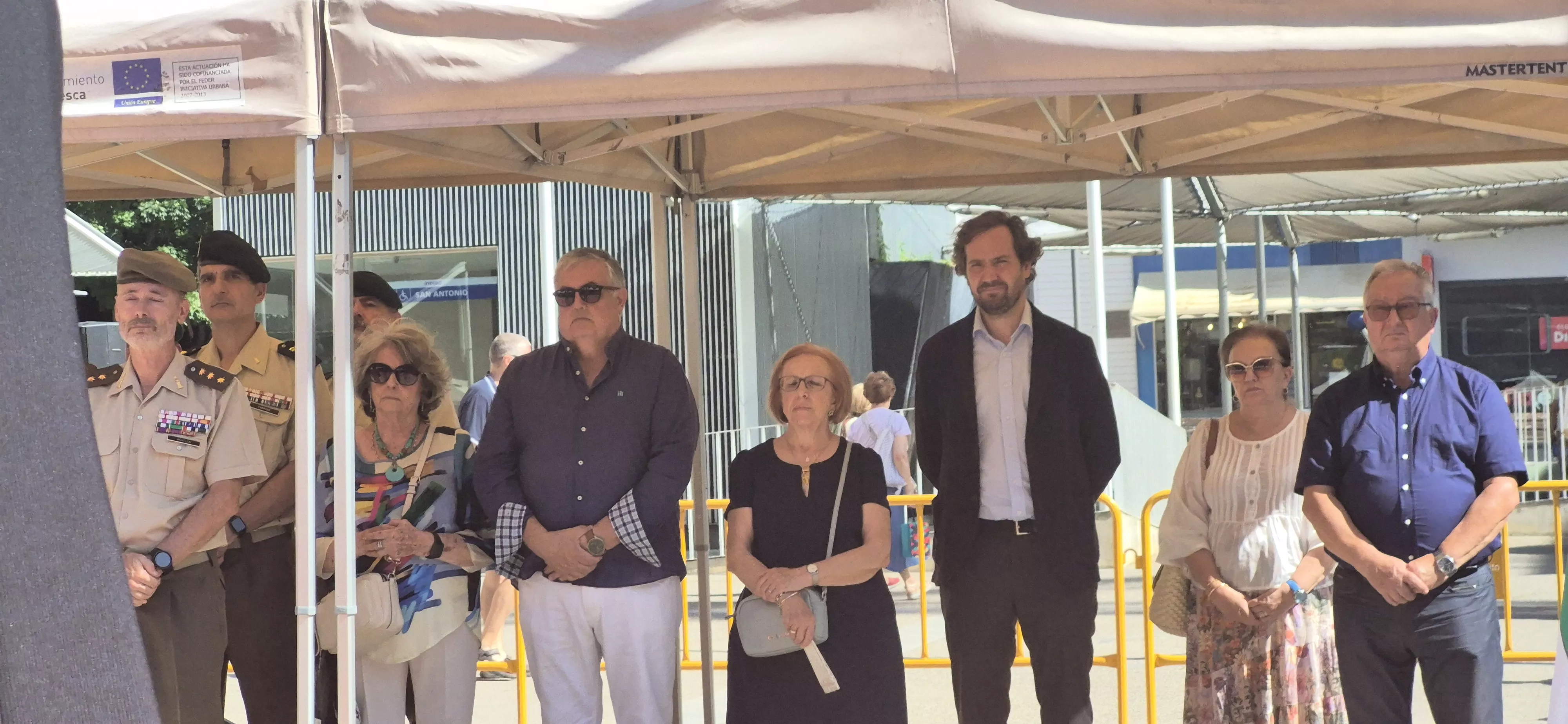 Homenaje en Huesca a las víctimas del terrorismo 2026. Foto Myriam Martínez