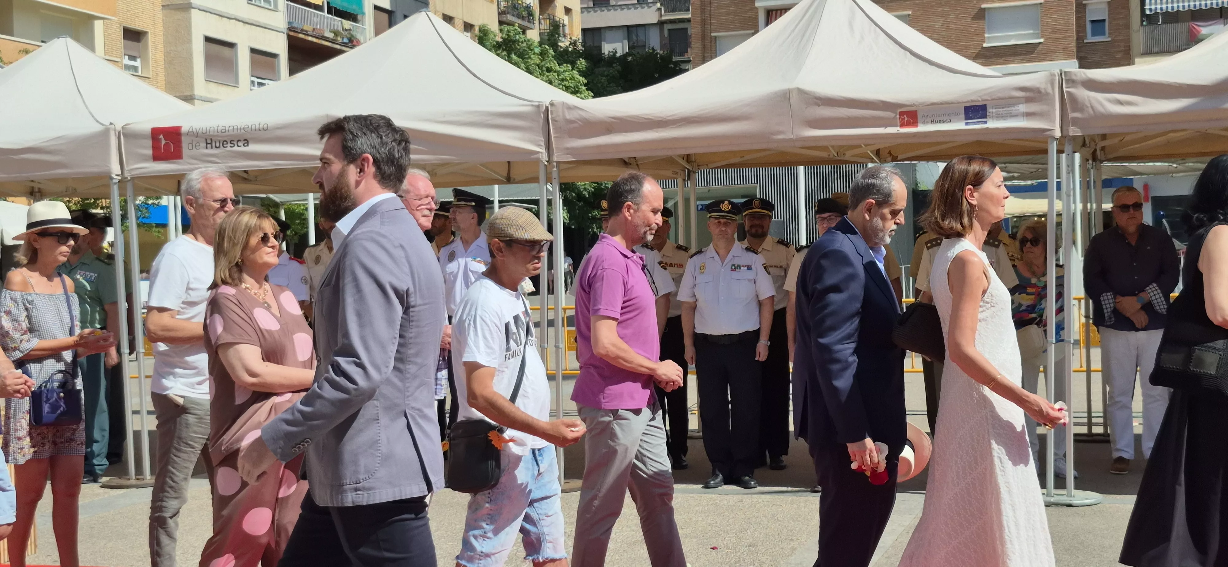 Homenaje en Huesca a las víctimas del terrorismo 2026. Foto Myriam Martínez