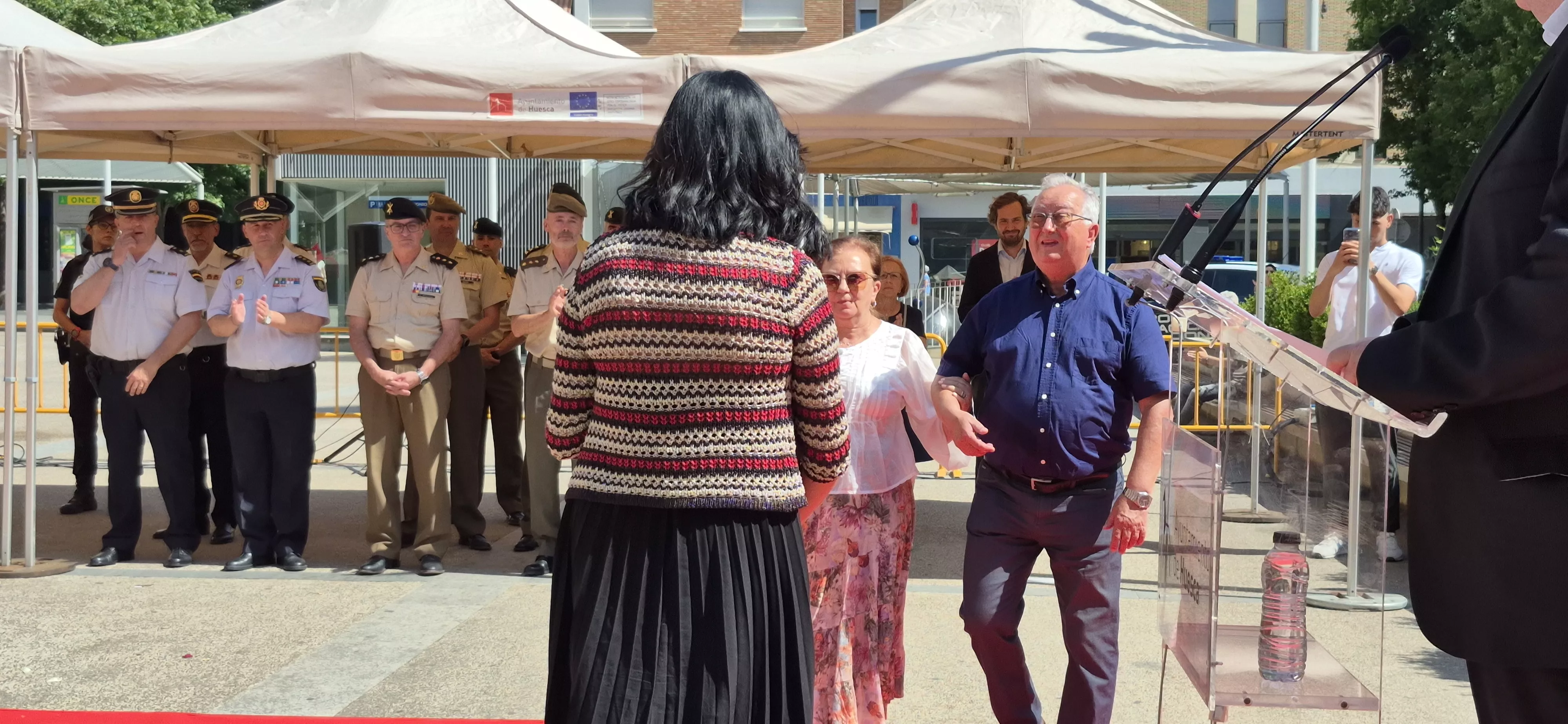 Homenaje en Huesca a las víctimas del terrorismo 2026. Foto Myriam Martínez