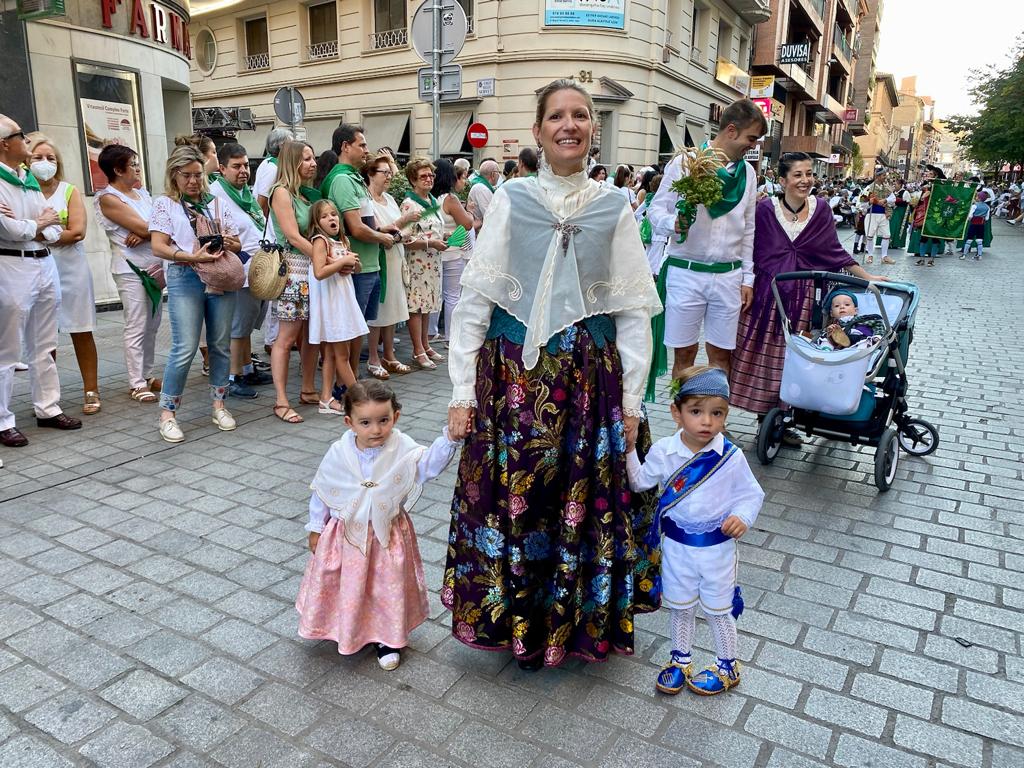 Cristina Esperanza con su hija, Inés, y su sobrino Gonzalo