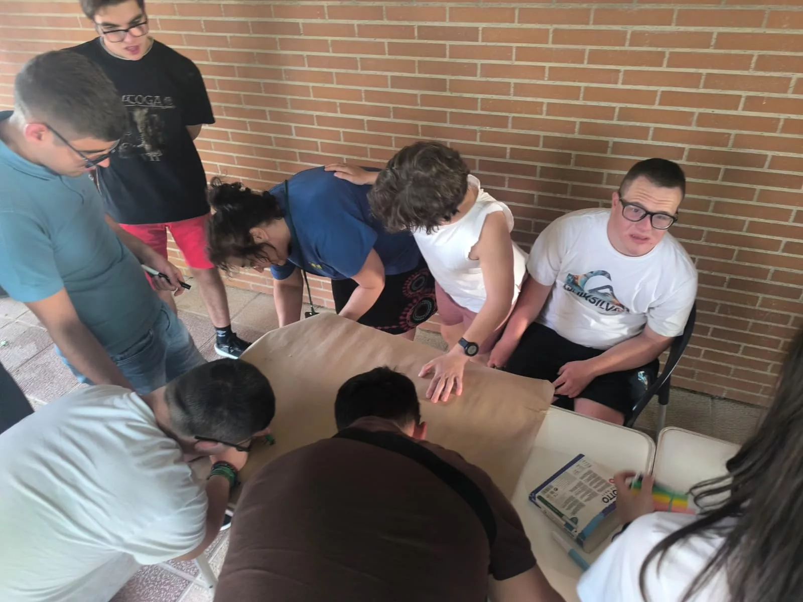 Campamento internacional de Down Huesca en Fonz.