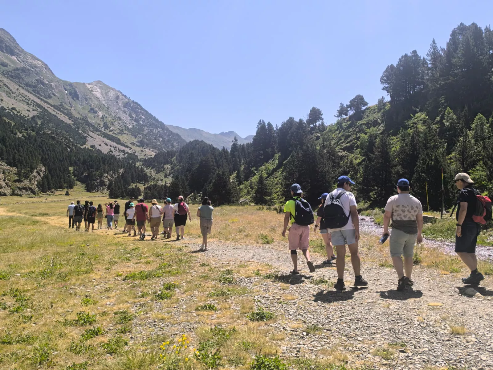 Campamento internacional de Down Huesca en Fonz.