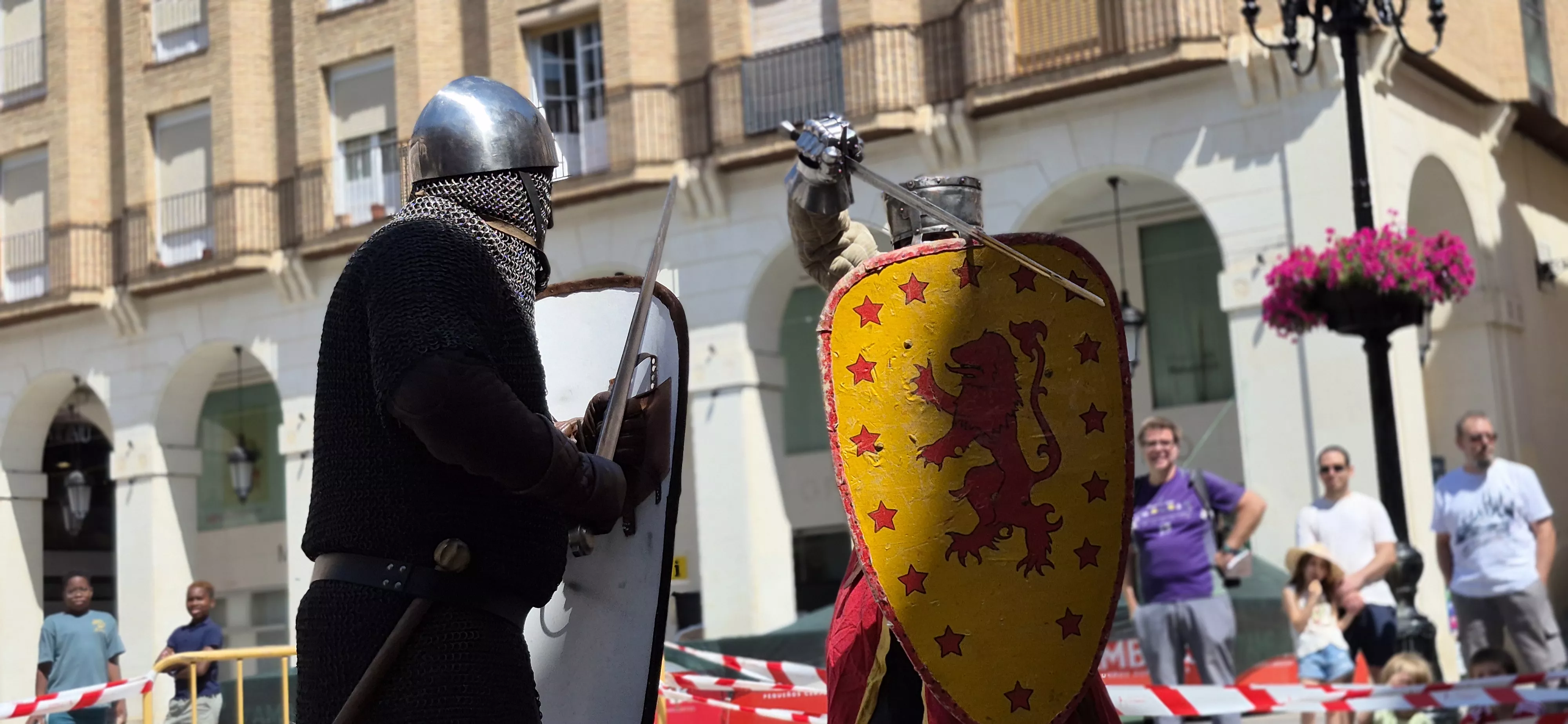 Liza medieval en el encuentro internacional  El Vidal Mayor. Foto Myriam Martínez