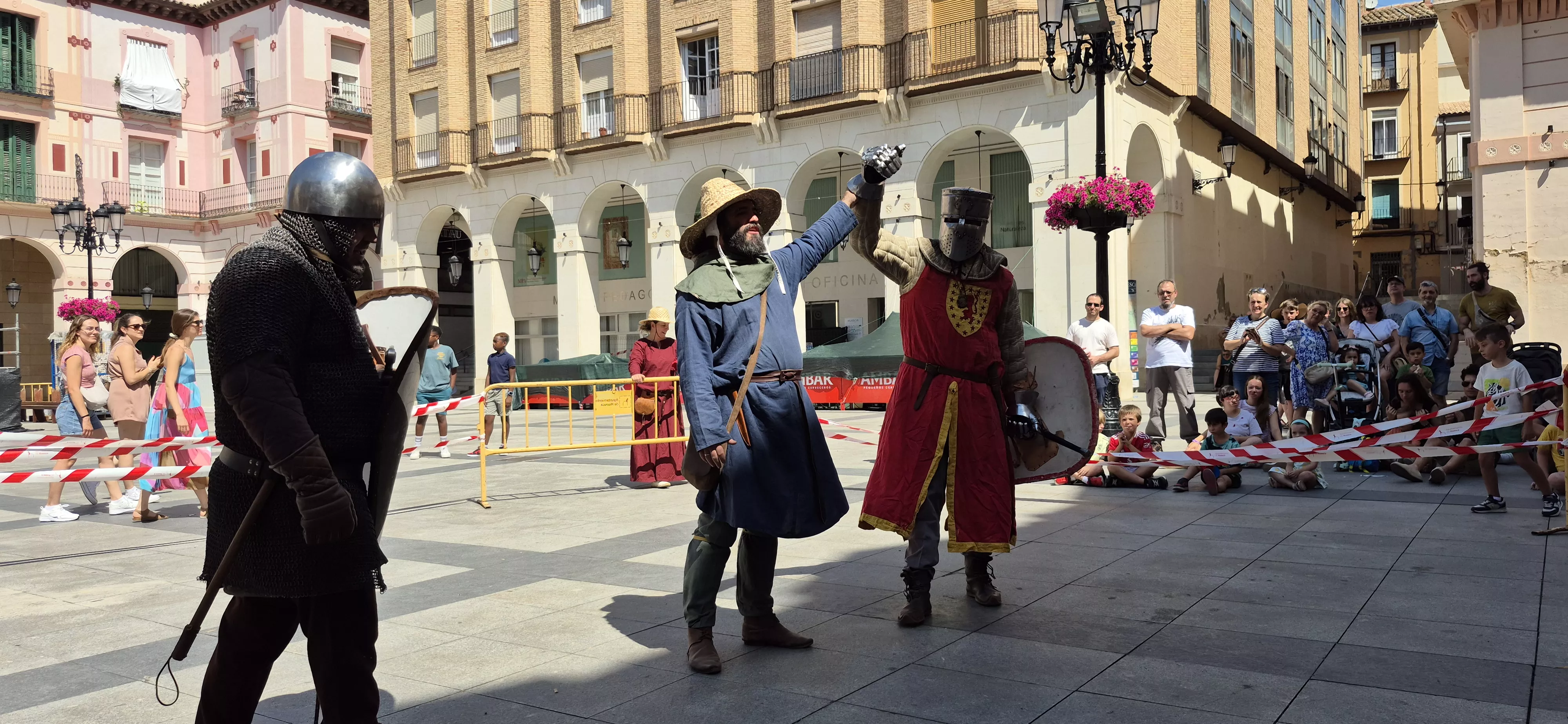 Liza medieval en el encuentro internacional  El Vidal Mayor. Foto Myriam Martínez