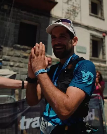 Javier Morena, tercero 50K