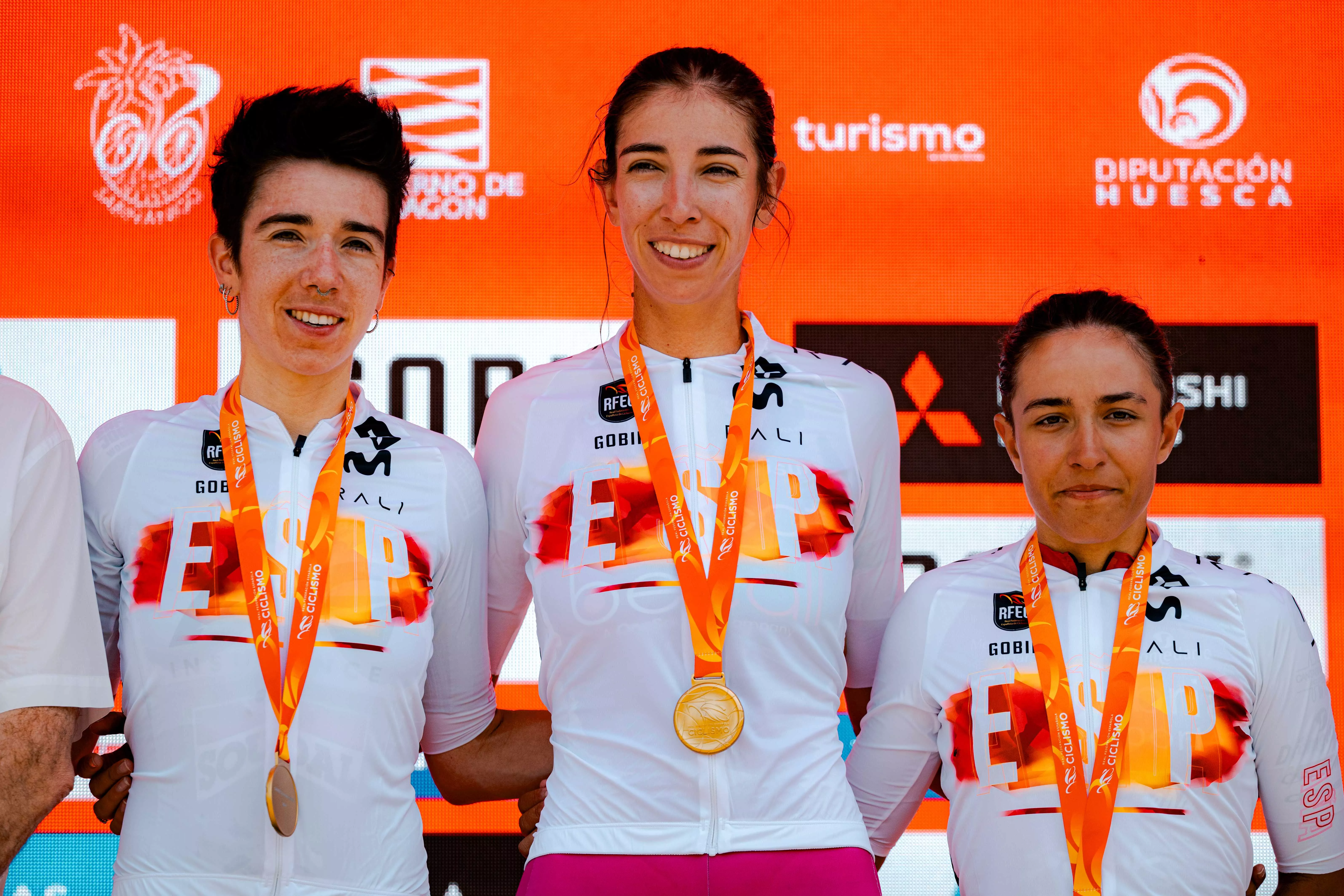Podio final de la carrera.