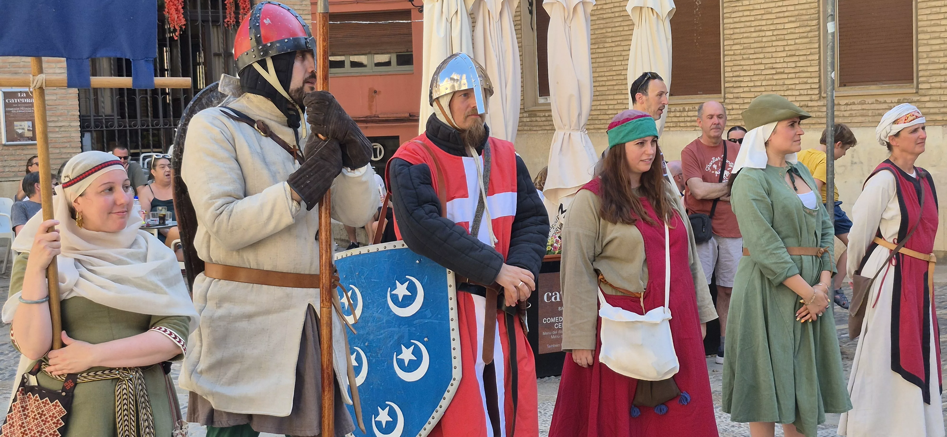 Escenificación del Vidal Mayor en la catedral de Huesca. Foto Myriam Martínez