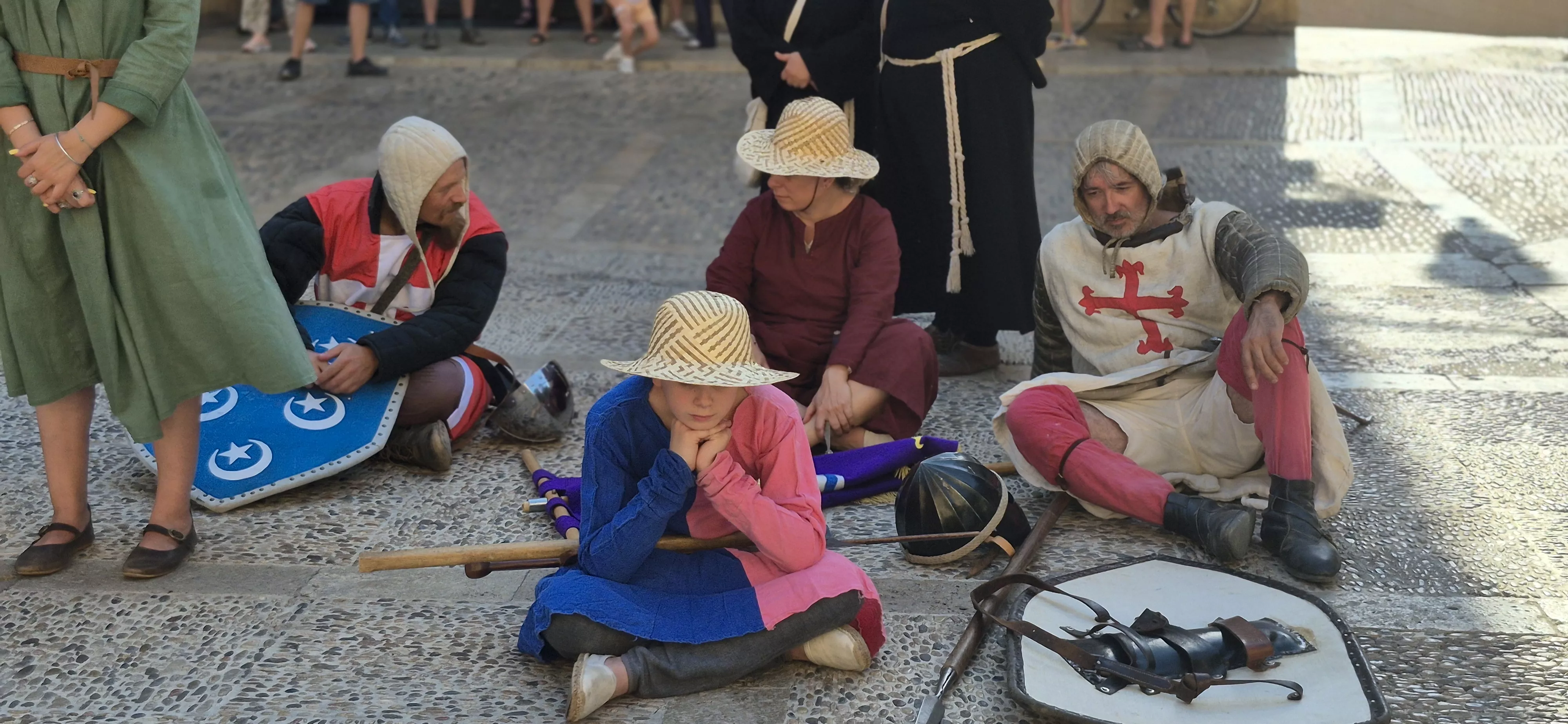 Escenificación del Vidal Mayor en la catedral de Huesca. Foto Myriam Martínez