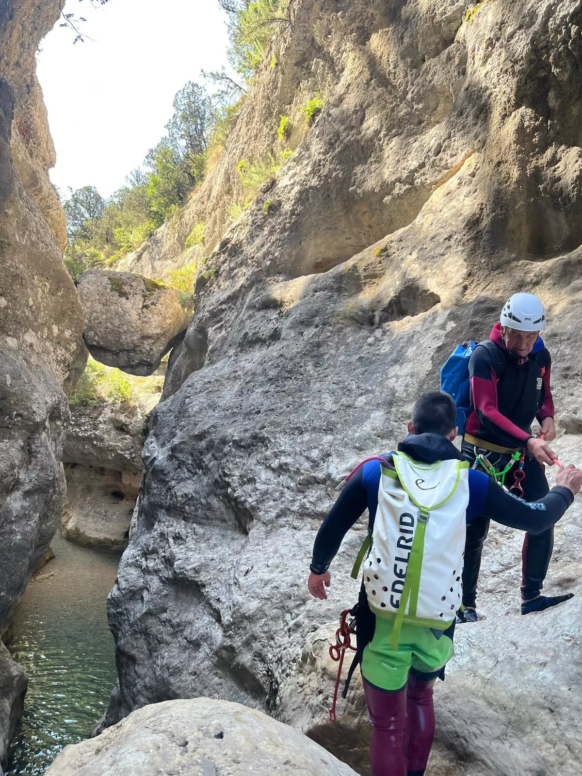 Grupo de Alto Nivel de los Javieres en el Barranco de Formiga