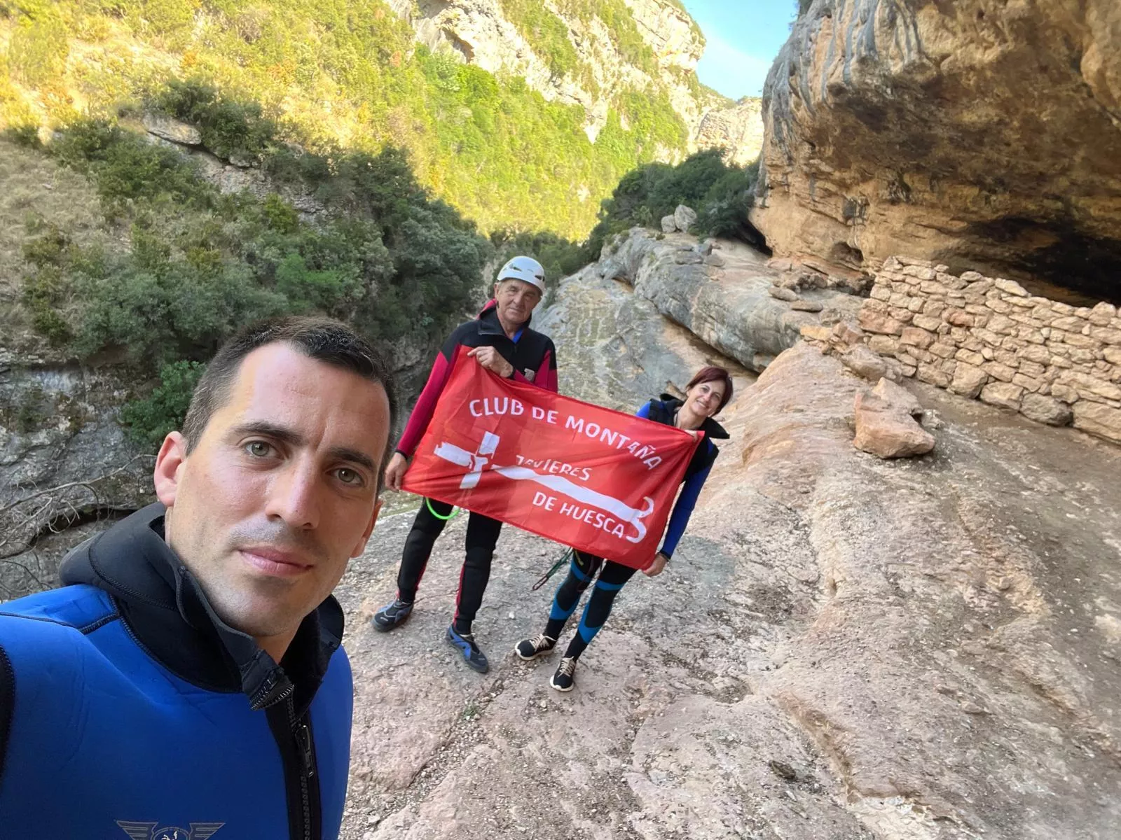 Grupo de Alto Nivel de los Javieres en el Barranco de Formiga