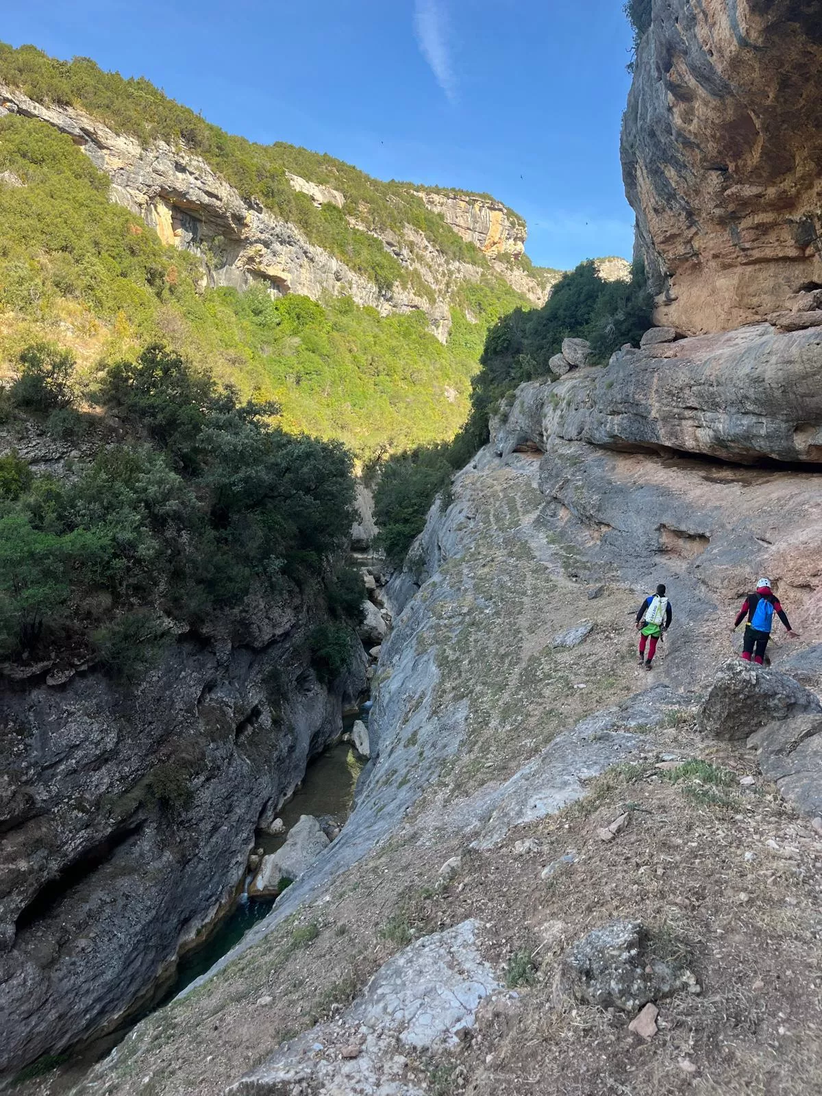 Grupo de Alto Nivel de los Javieres en el Barranco de Formiga