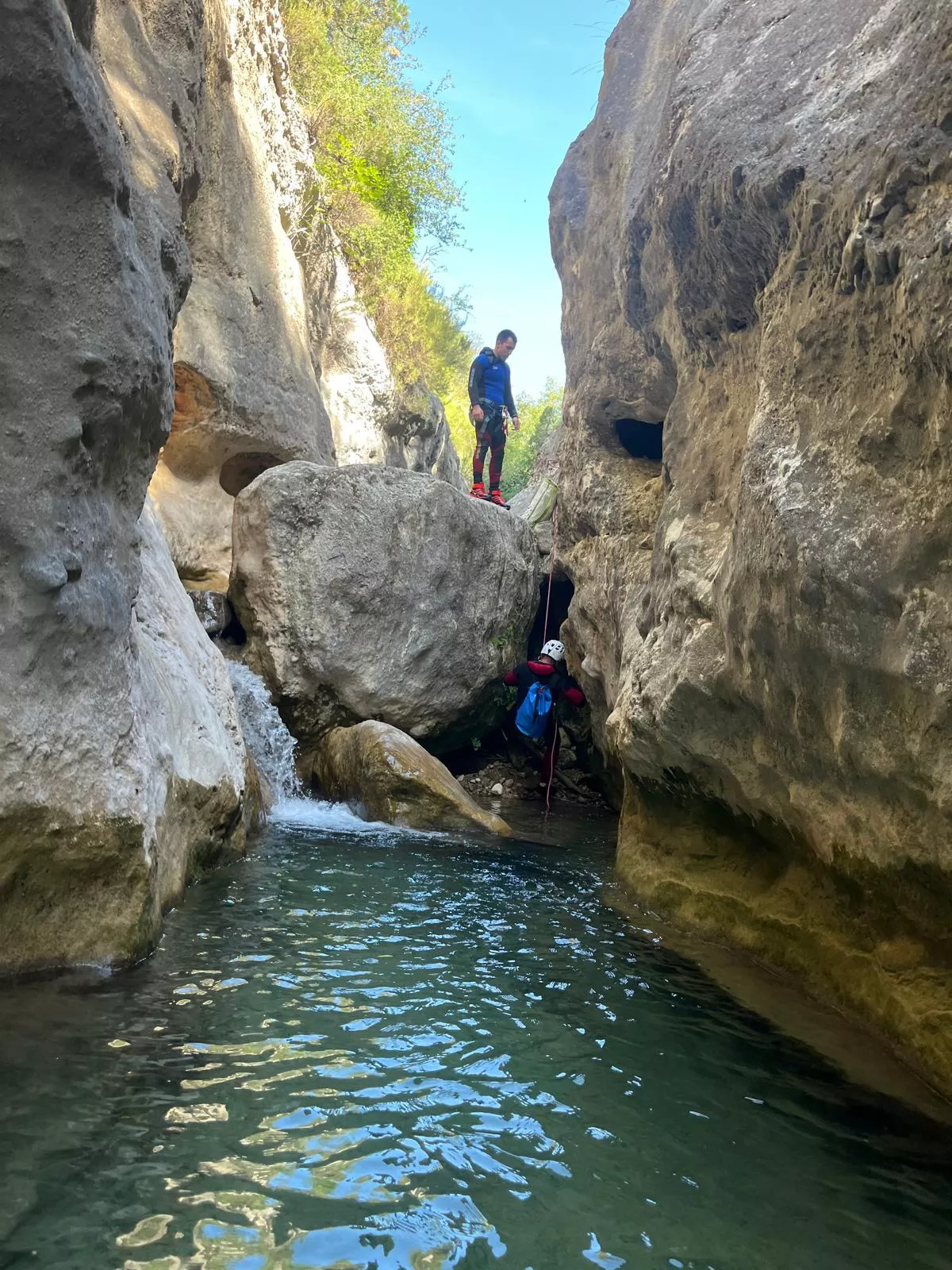 Grupo de Alto Nivel de los Javieres en el Barranco de Formiga