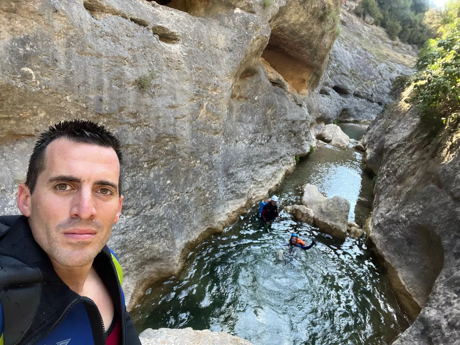 Grupo de Alto Nivel de los Javieres en el Barranco de Formiga