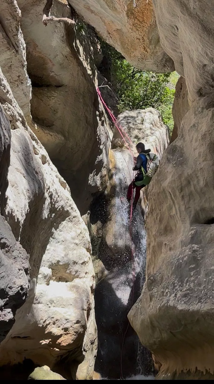 Grupo de Alto Nivel de los Javieres en el Barranco de Formiga