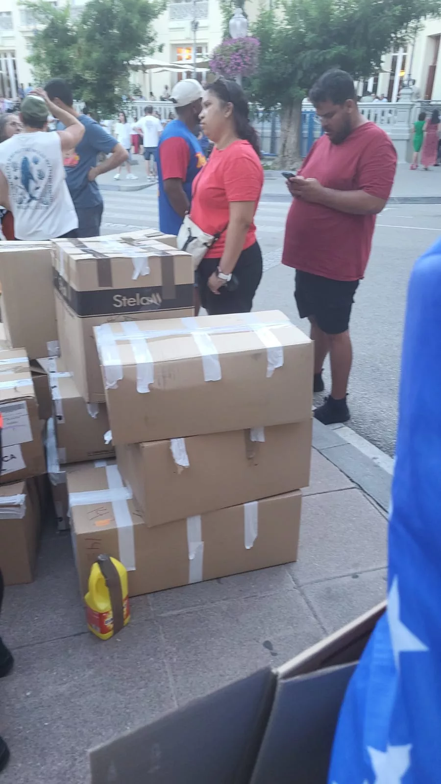 Concentración de solidaridad por el terremoto en Venezuela