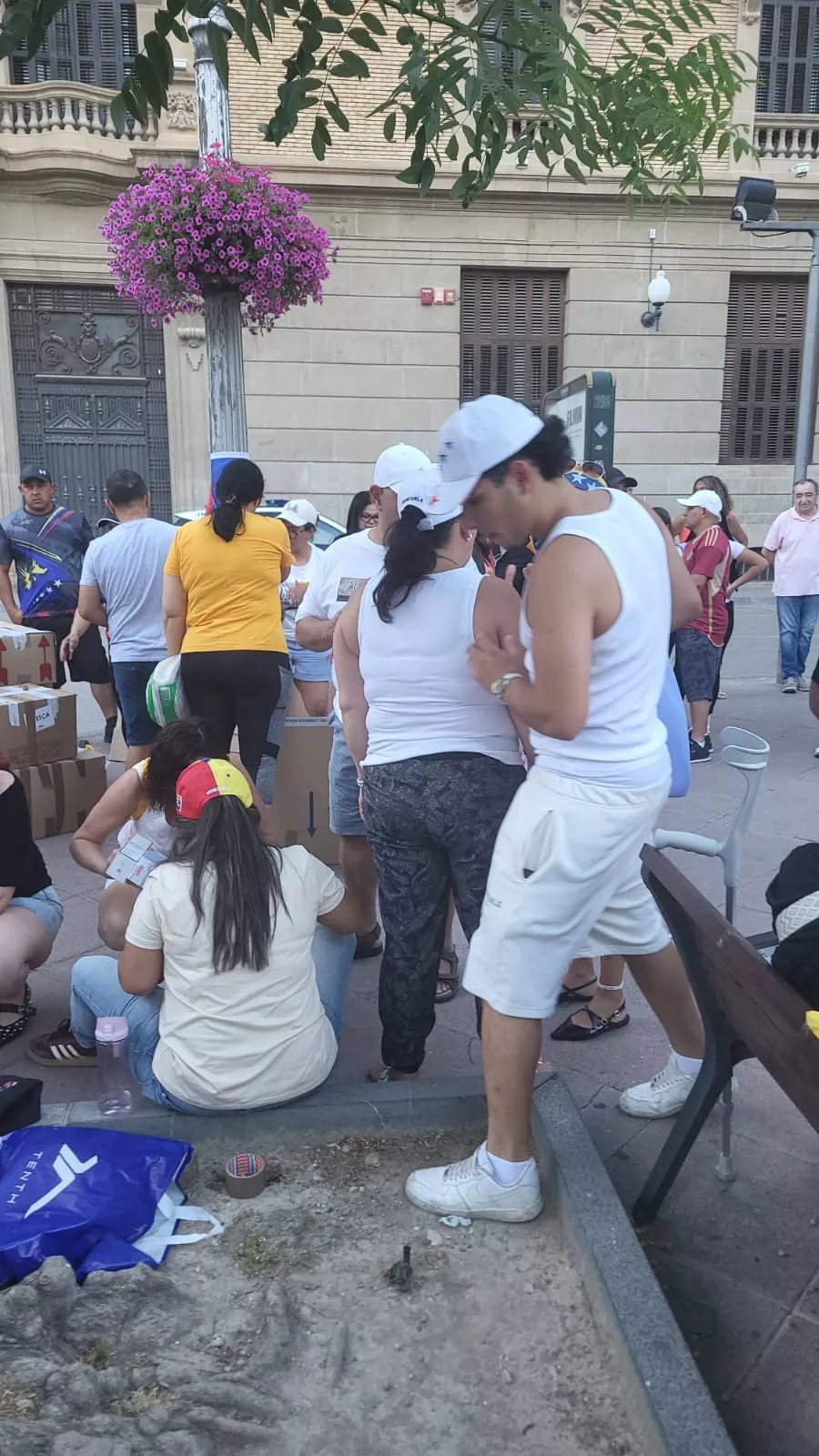 Concentración de solidaridad por el terremoto en Venezuela