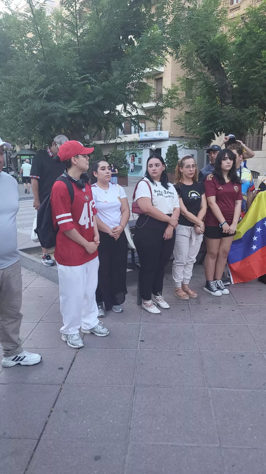 Concentración de solidaridad por el terremoto en Venezuela
