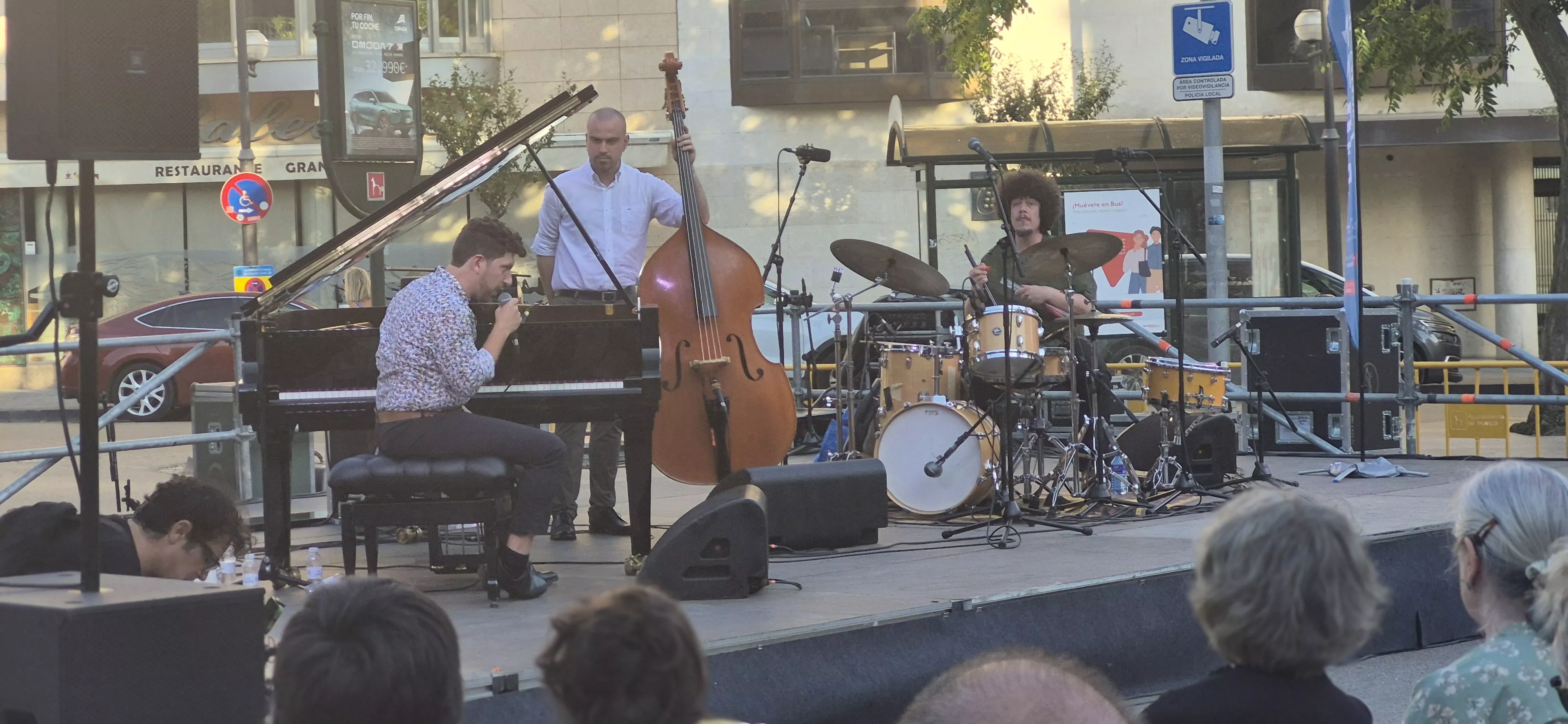 Lucas Herrera Trío en Huesca es Jazz. Foto Myriam Martínez 